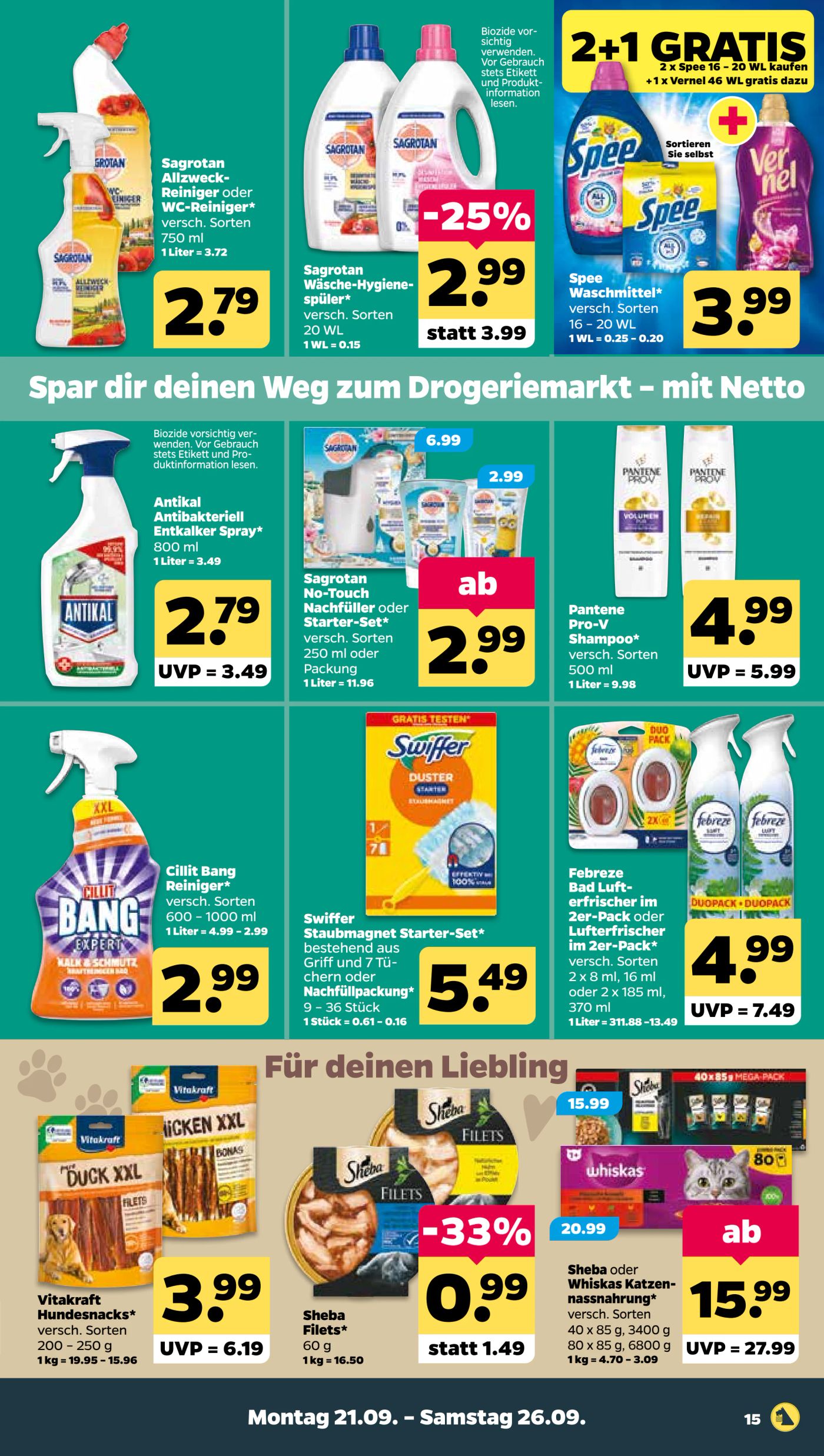 netto - Netto Prospekt nächste Woche – von Montag 21.09.2026 bis Samstag 26.09.2026 - page: 17