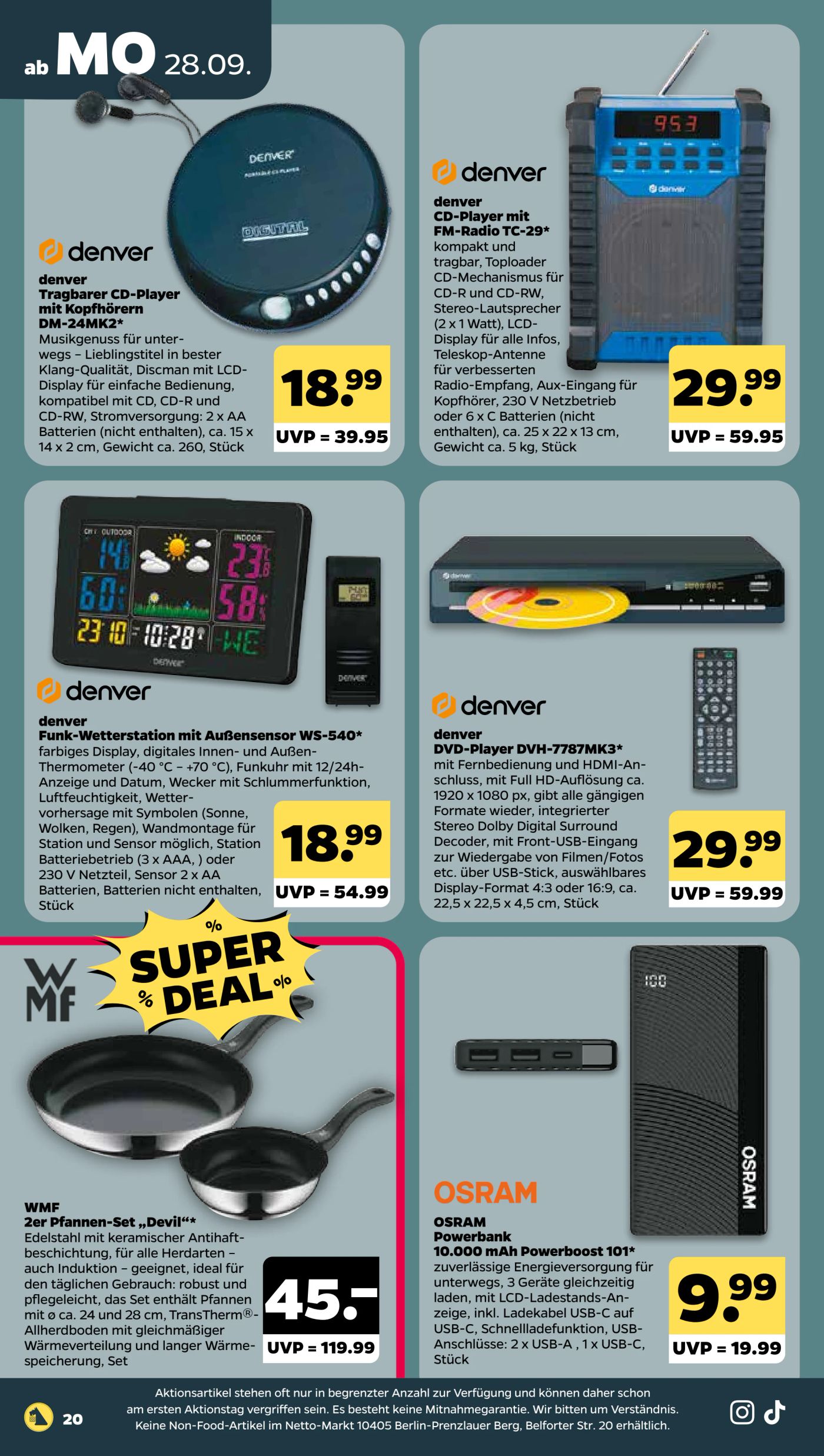 netto - Netto Prospekt nächste Woche – von Montag 28.09.2026 bis Freitag 02.10.2026 - page: 26
