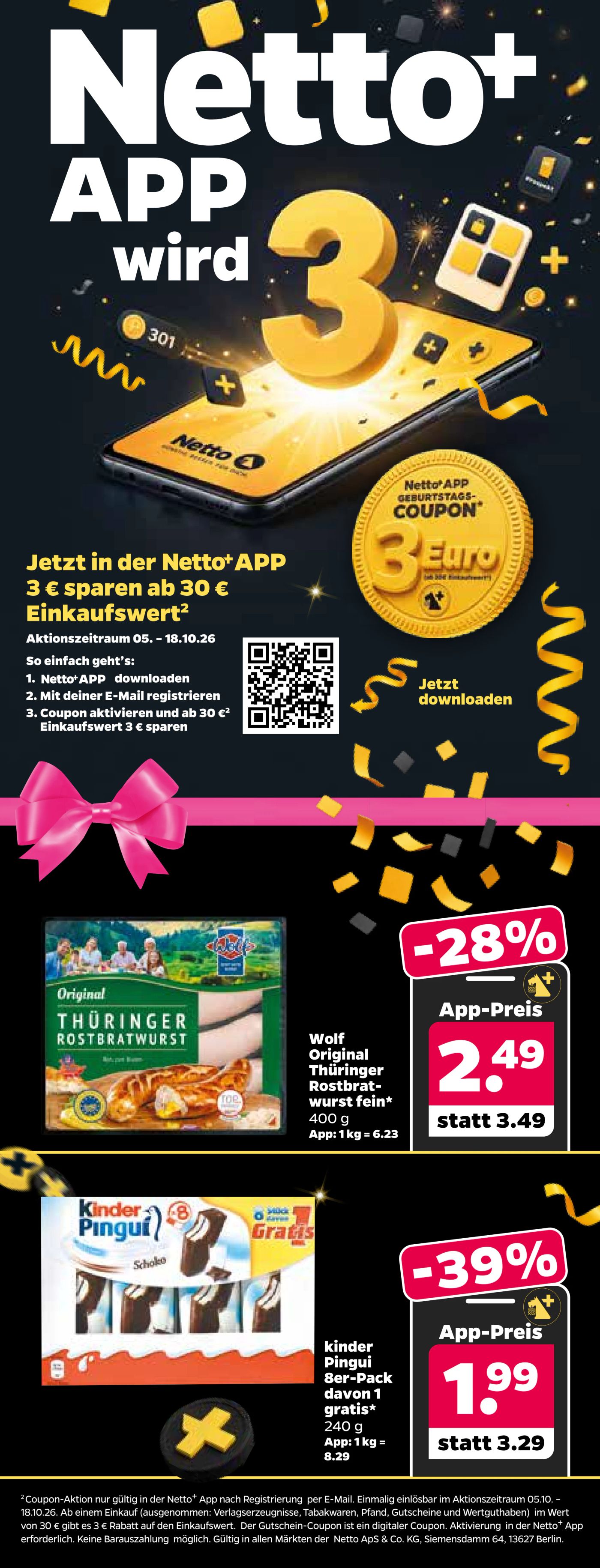 netto - Netto+ - App Prospekt nächste Woche – von Montag 05.10.2026 bis Samstag 10.10.2026 - page: 4