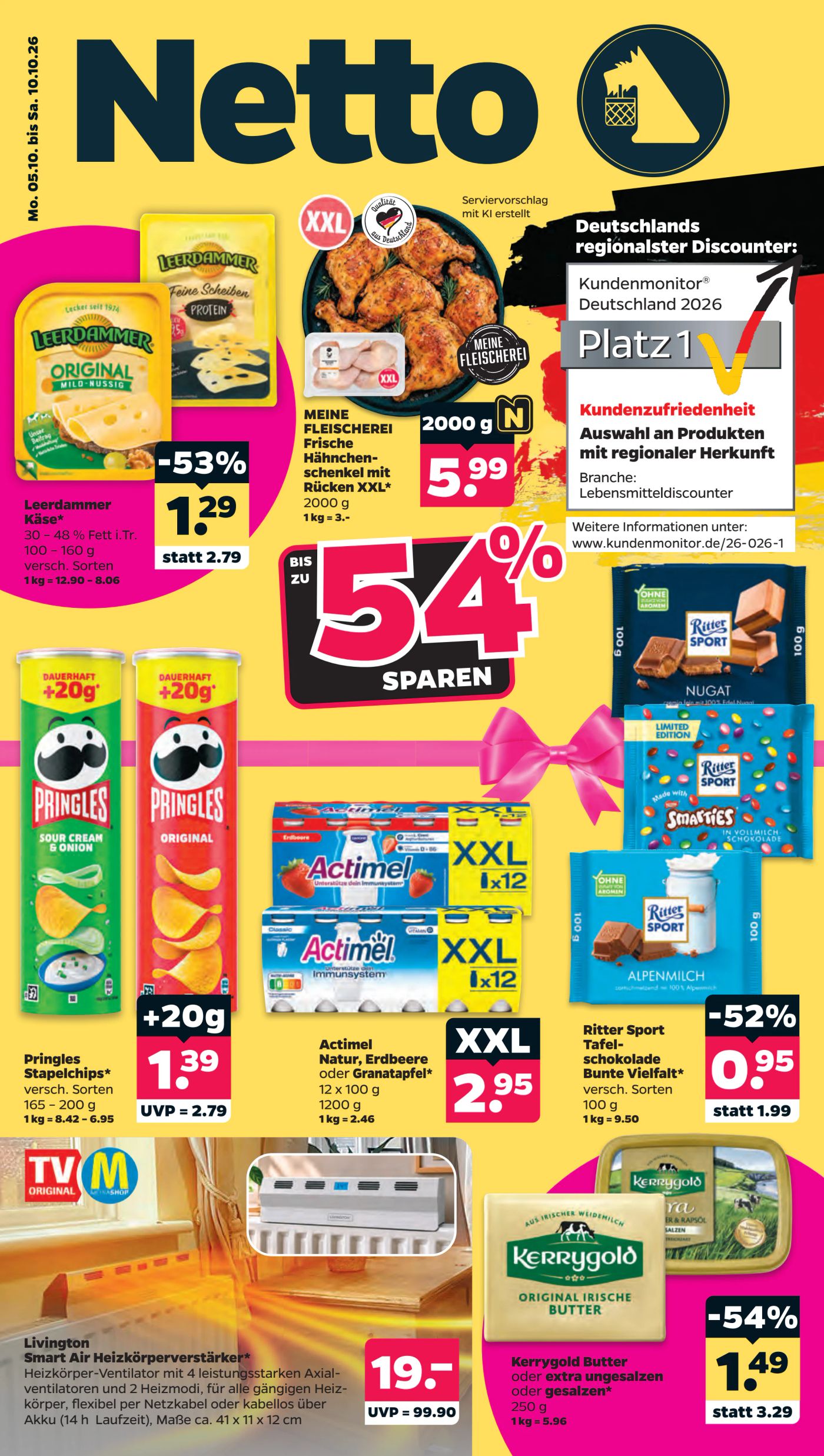 netto - Netto Prospekt nächste Woche – von Montag 05.10.2026 bis Samstag 10.10.2026 - page: 1