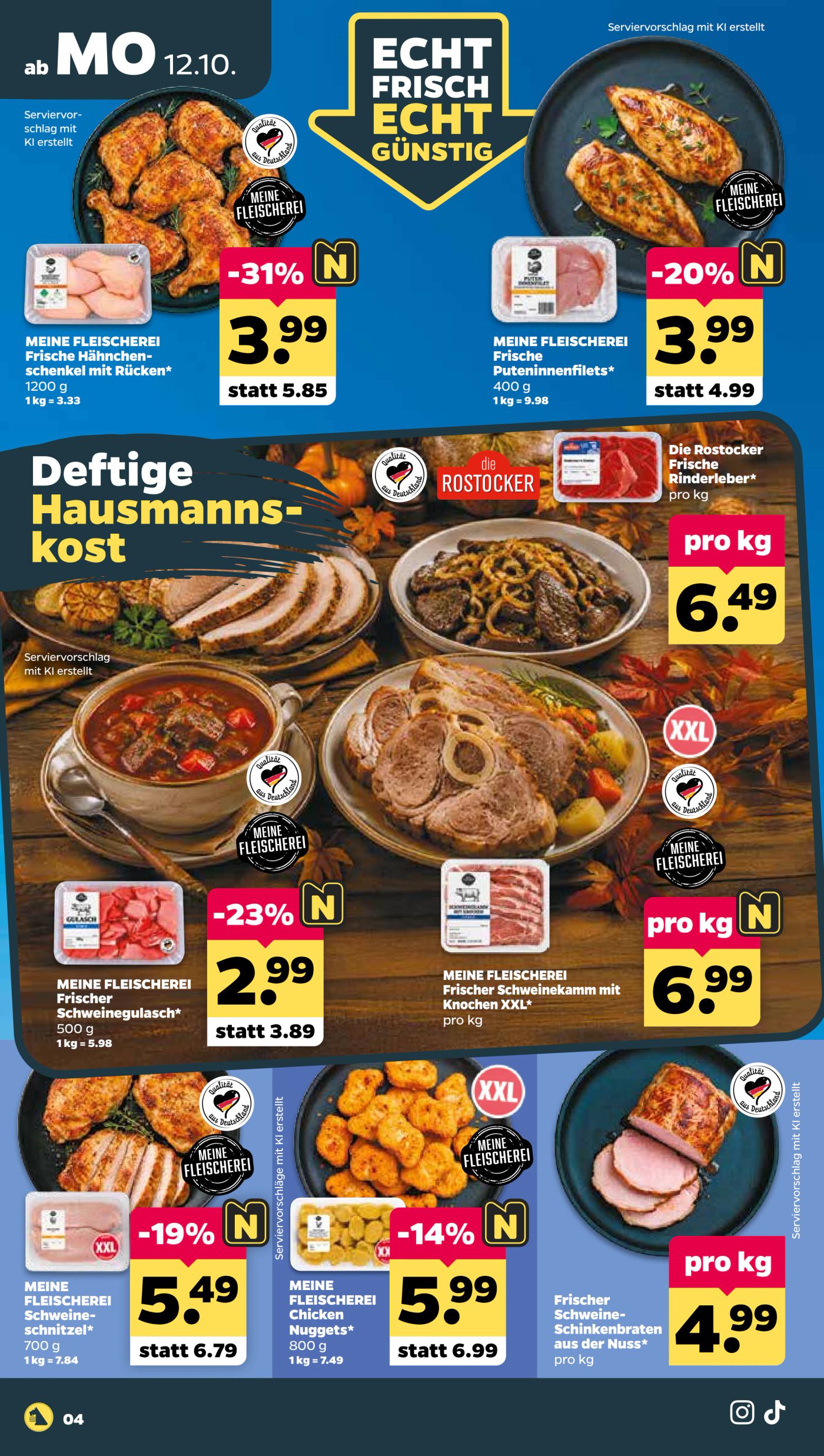 netto - Netto Prospekt nächste Woche – von Montag 12.10.2026 bis Samstag 17.10.2026 - page: 4
