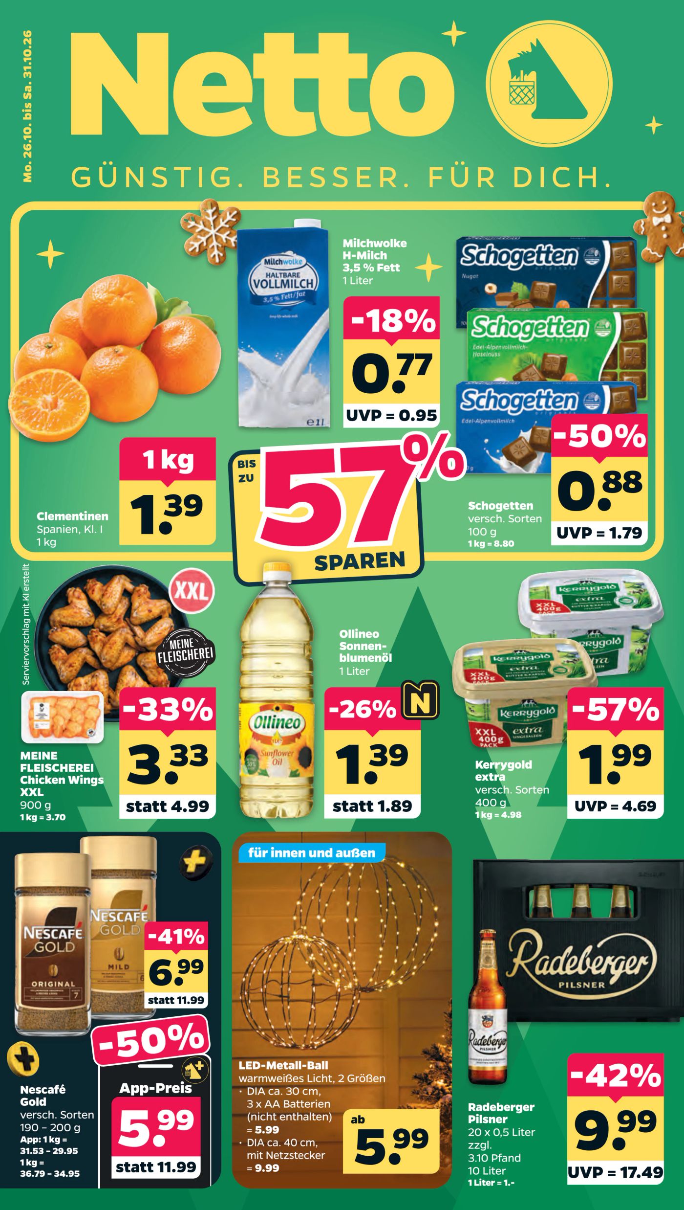 netto - Netto Prospekt nächste Woche – von Montag 26.10.2026 bis Samstag 31.10.2026