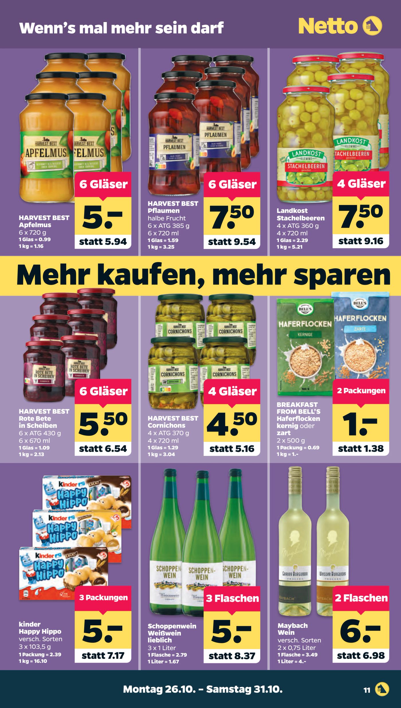netto - Netto Prospekt nächste Woche – von Montag 26.10.2026 bis Samstag 31.10.2026 - page: 15