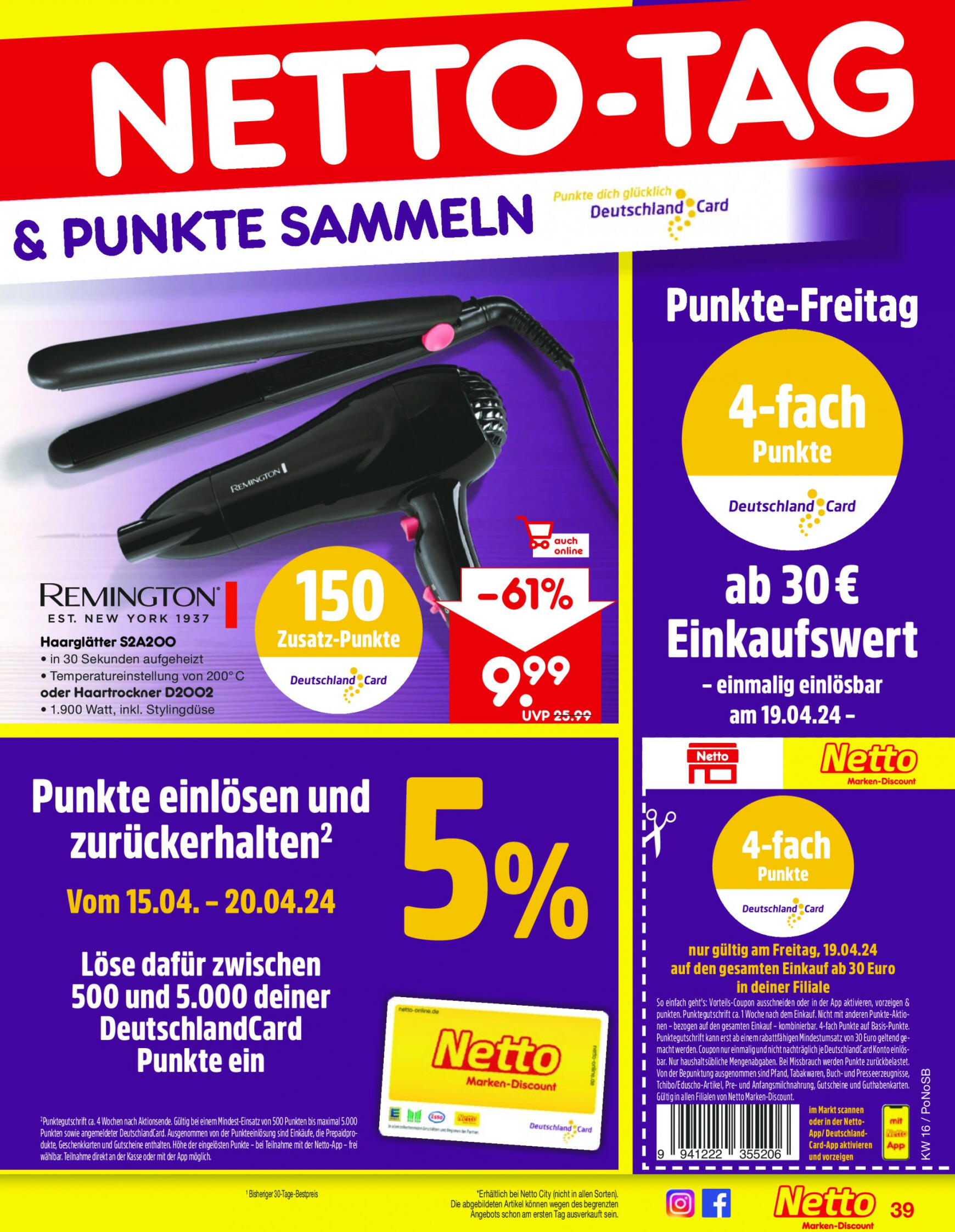 netto - Flyer Netto aktuell 15.04. - 20.04. - page: 45