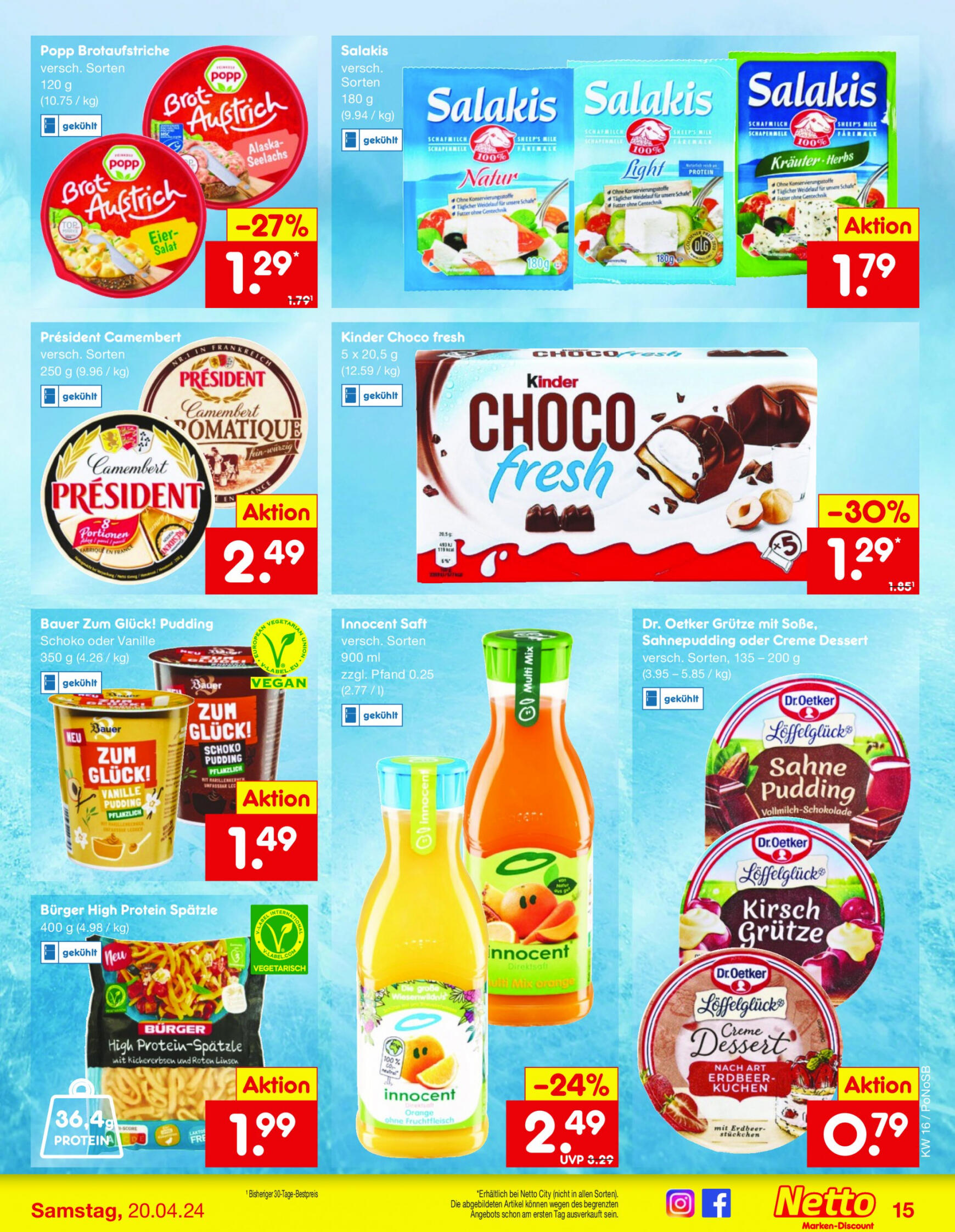 netto - Flyer Netto aktuell 15.04. - 20.04. - page: 15