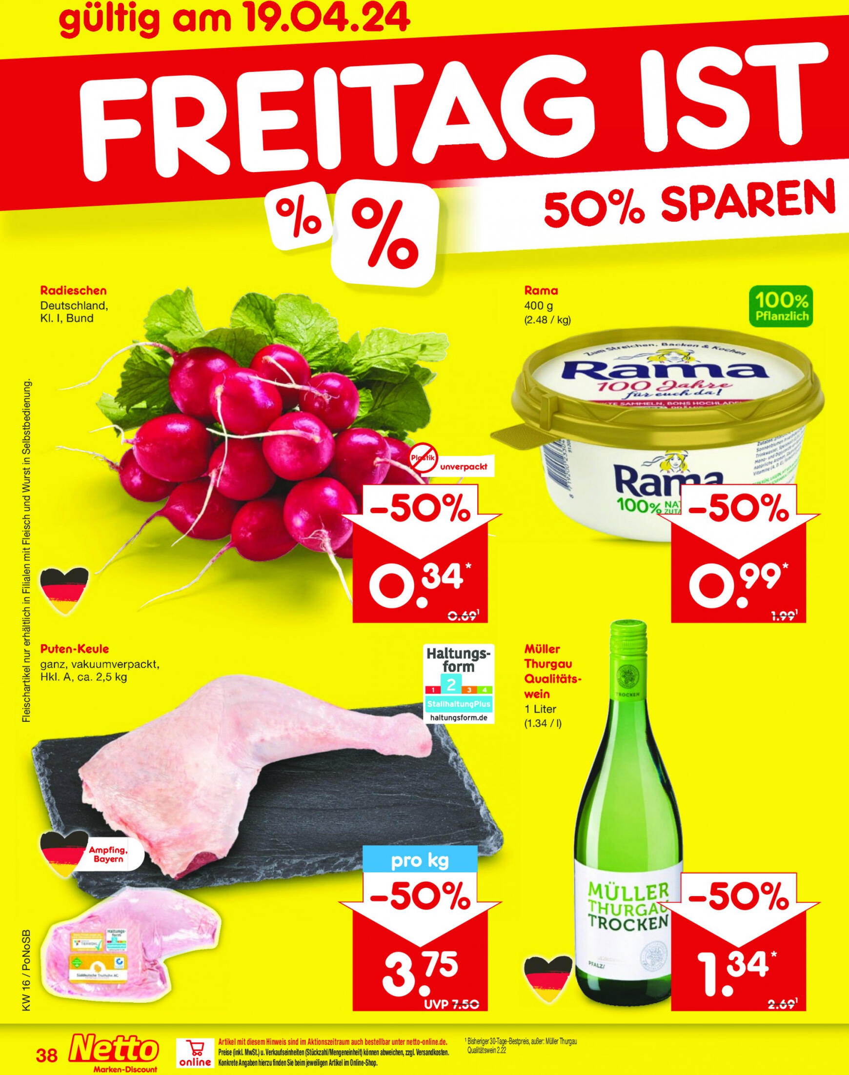 netto - Flyer Netto aktuell 15.04. - 20.04. - page: 44
