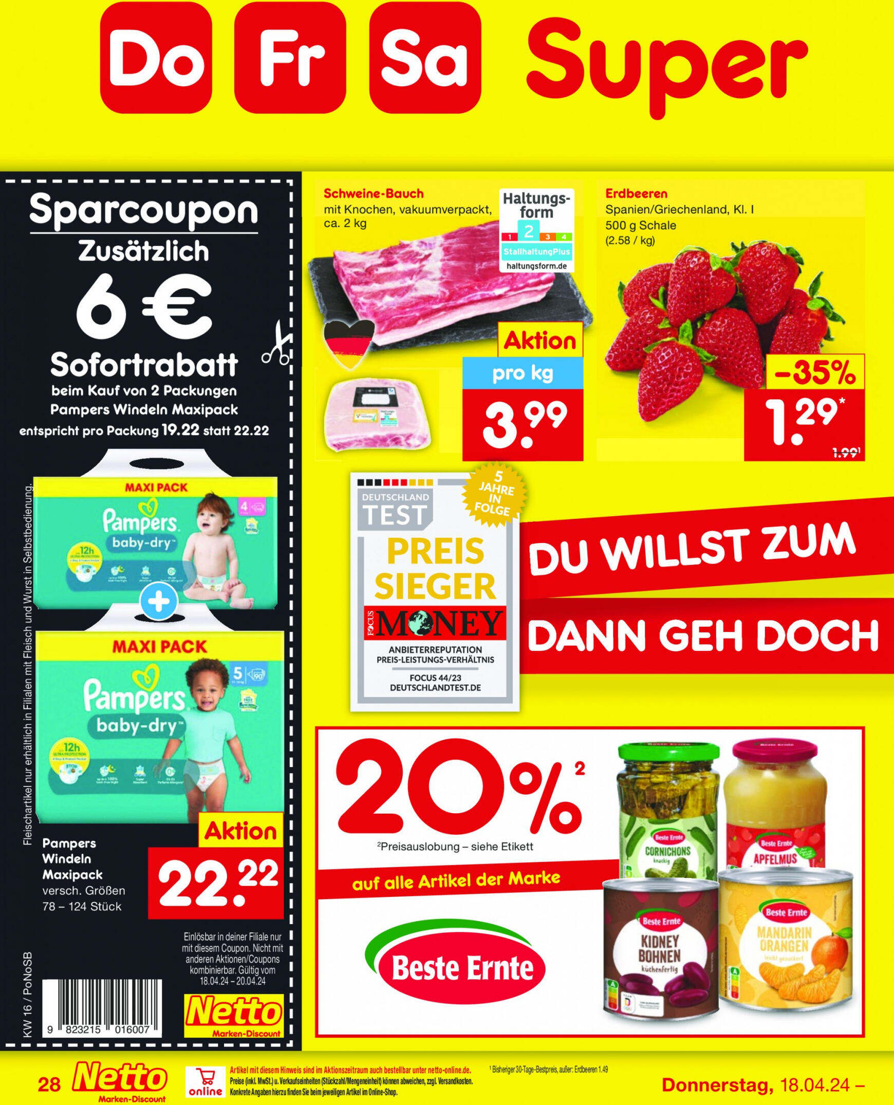 netto - Flyer Netto aktuell 15.04. - 20.04. - page: 34