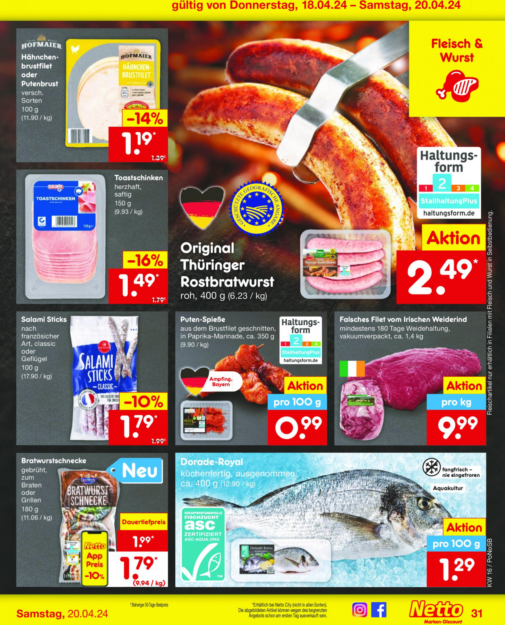 netto - Flyer Netto aktuell 15.04. - 20.04. - page: 37