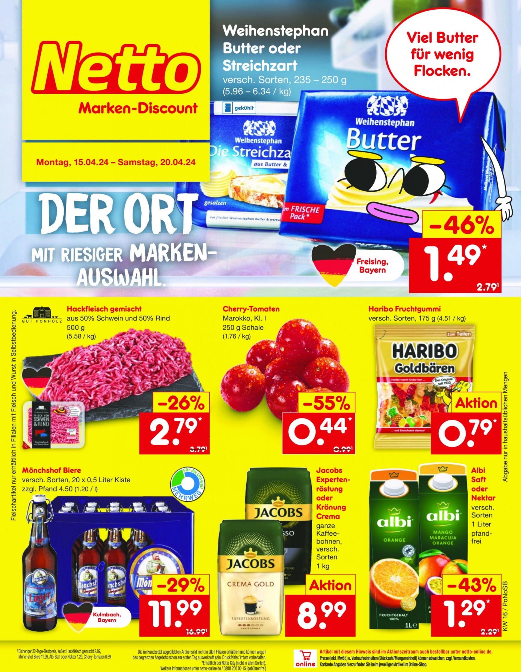 netto - Flyer Netto aktuell 15.04. - 20.04. - page: 1
