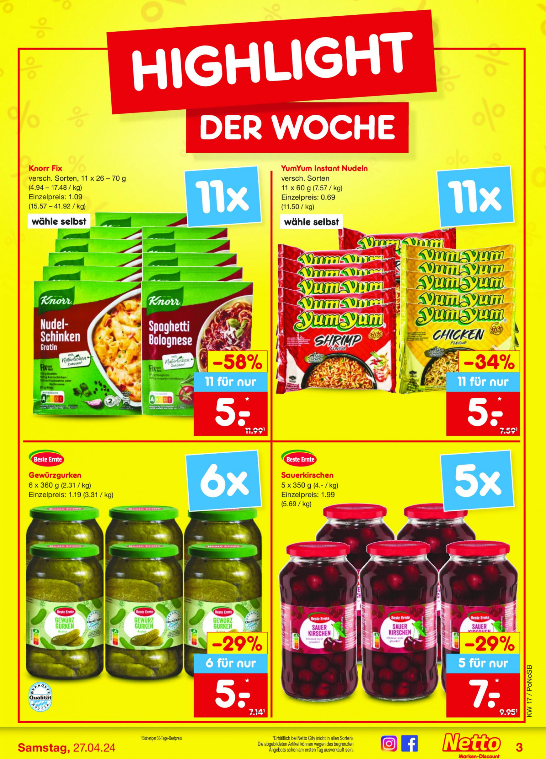 netto - Flyer Netto aktuell 22.04. - 27.04. - page: 3
