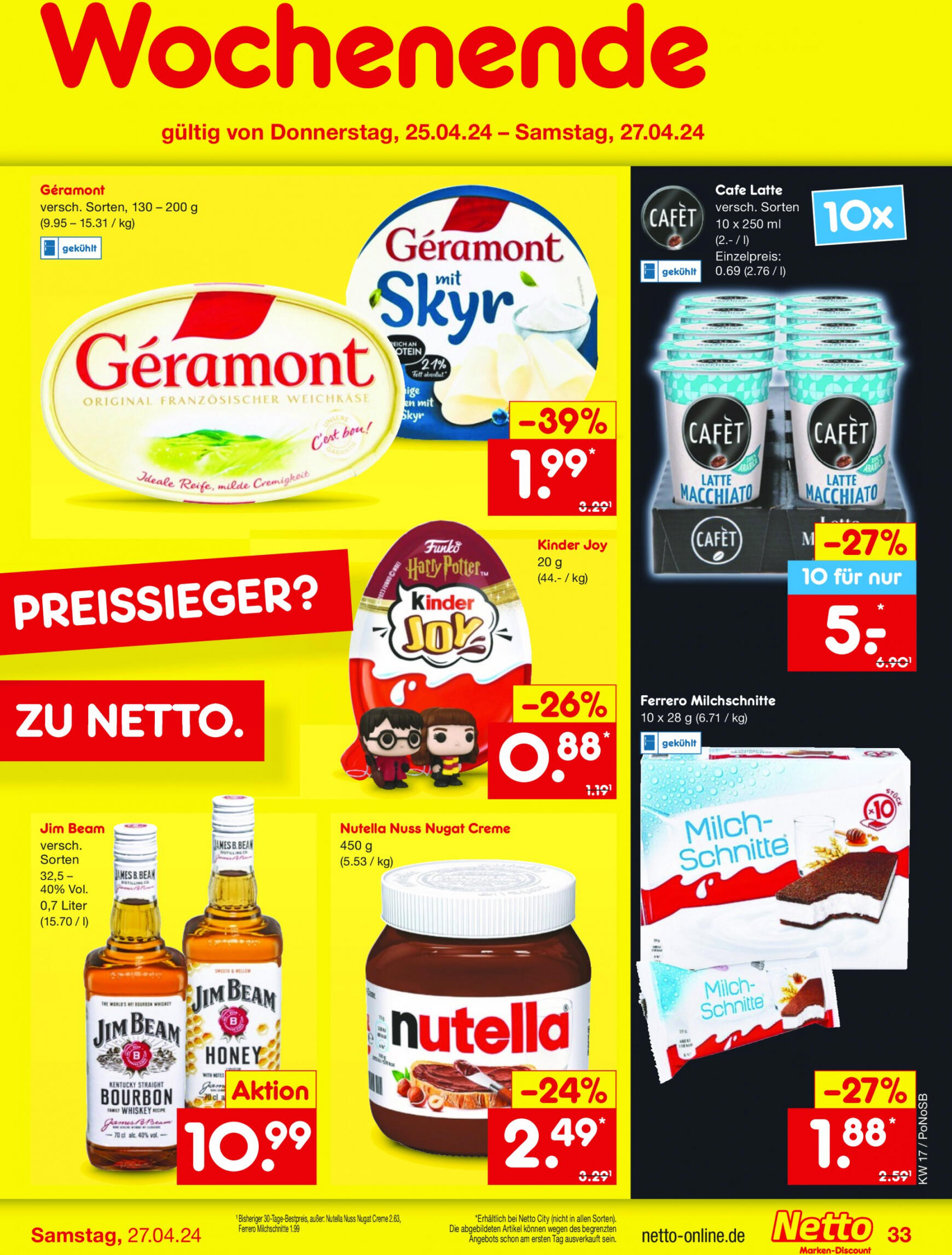 netto - Flyer Netto aktuell 22.04. - 27.04. - page: 39