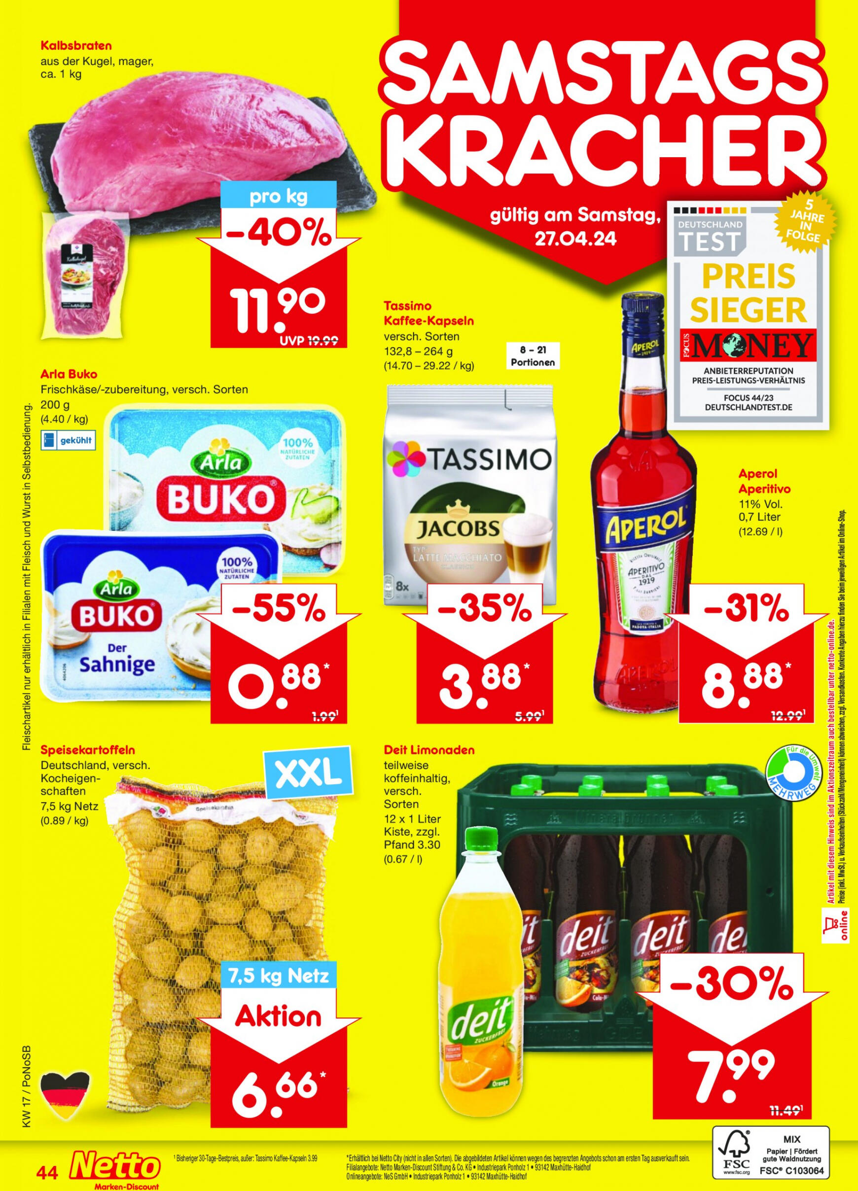 netto - Flyer Netto aktuell 22.04. - 27.04. - page: 50