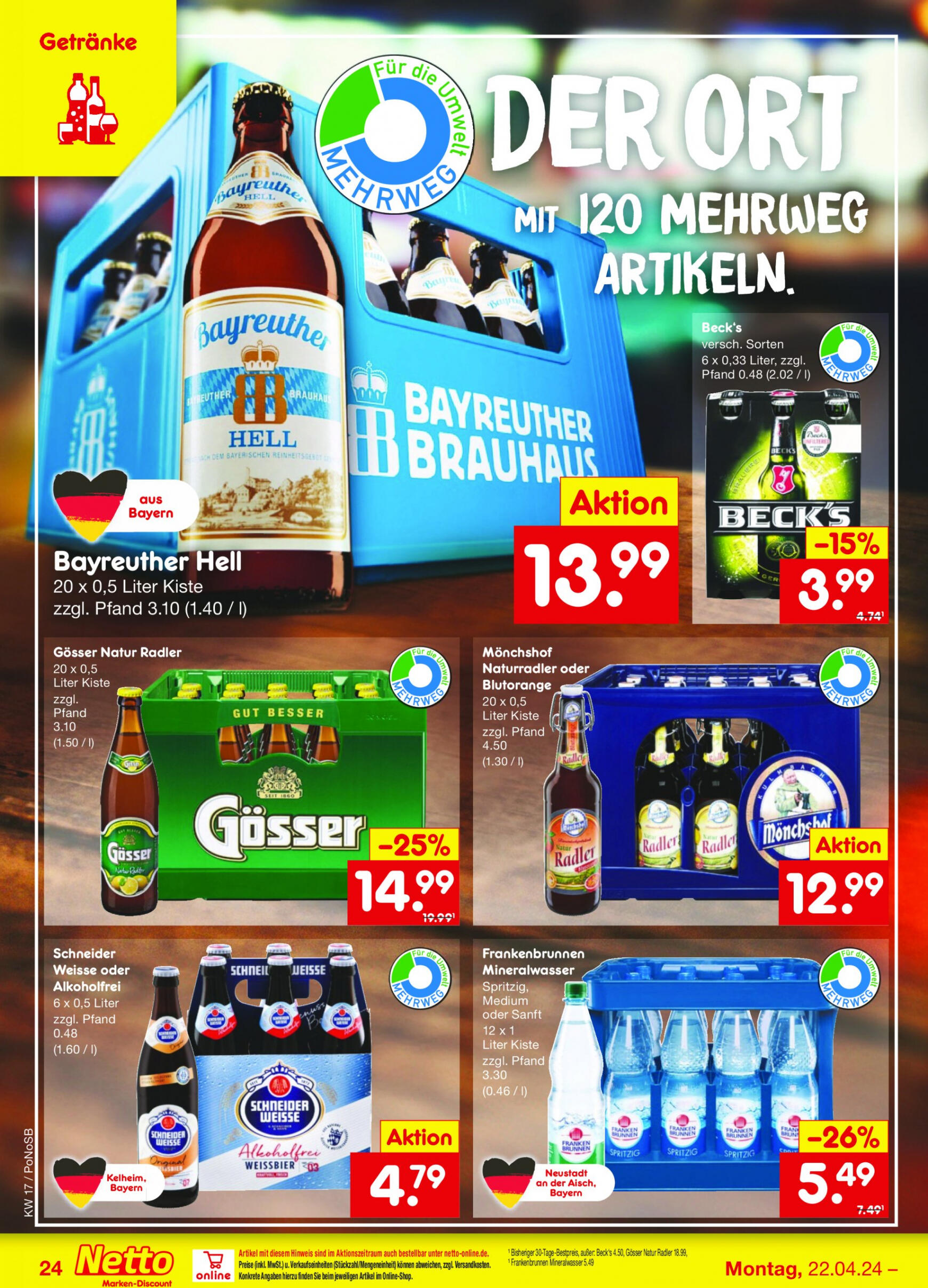 netto - Flyer Netto aktuell 22.04. - 27.04. - page: 26