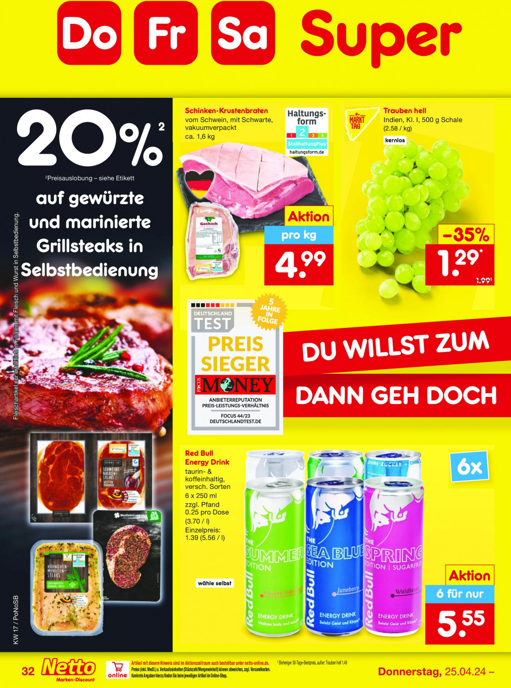 netto - Flyer Netto aktuell 22.04. - 27.04. - page: 38