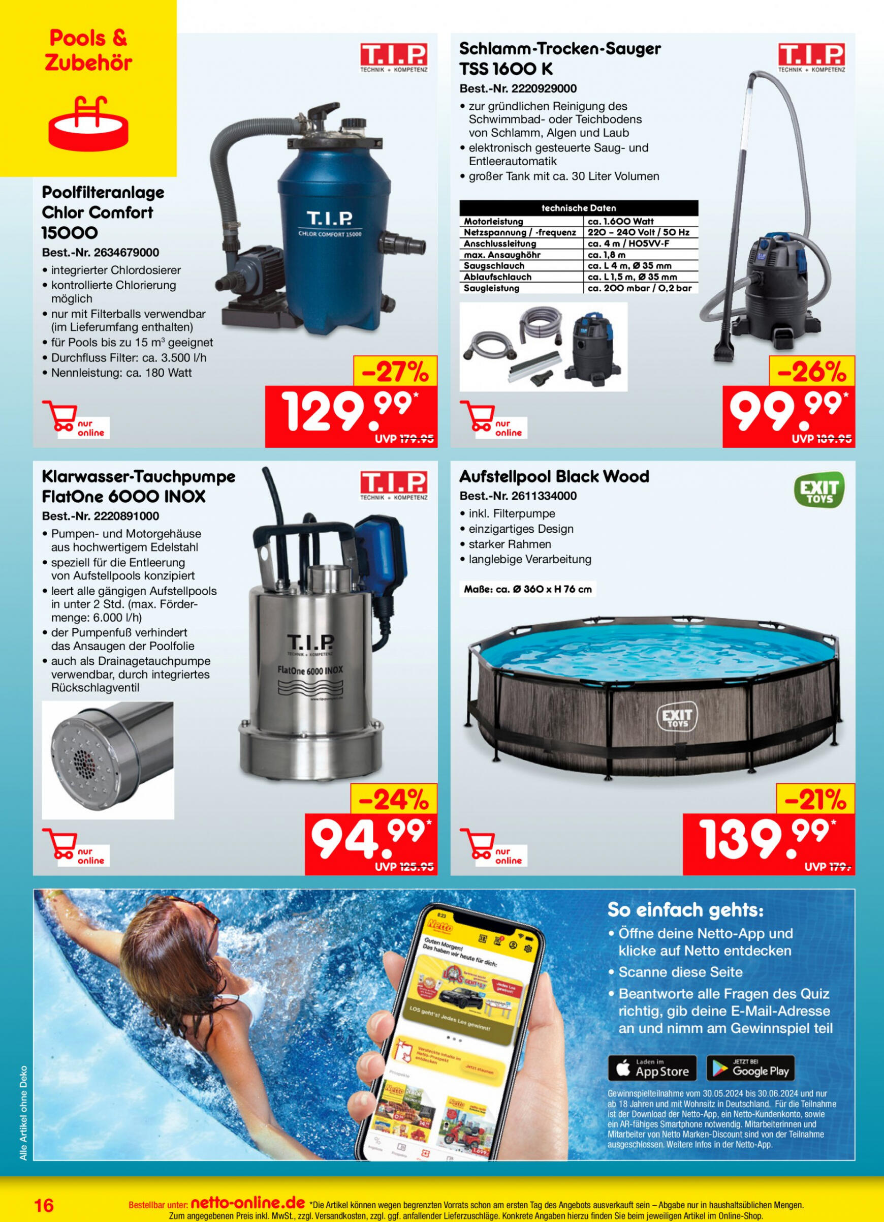 netto - Flyer Netto-online.de aktuell 01.06. - 30.06. - page: 16