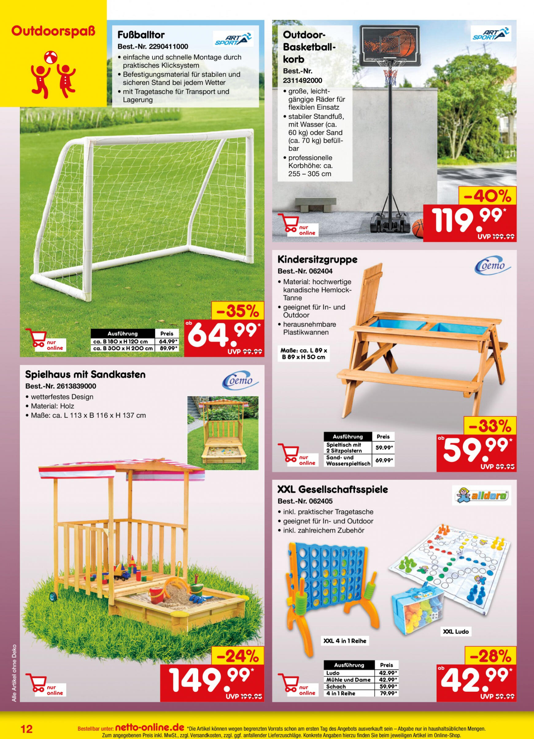 netto - Flyer Netto-online.de aktuell 01.06. - 30.06. - page: 12