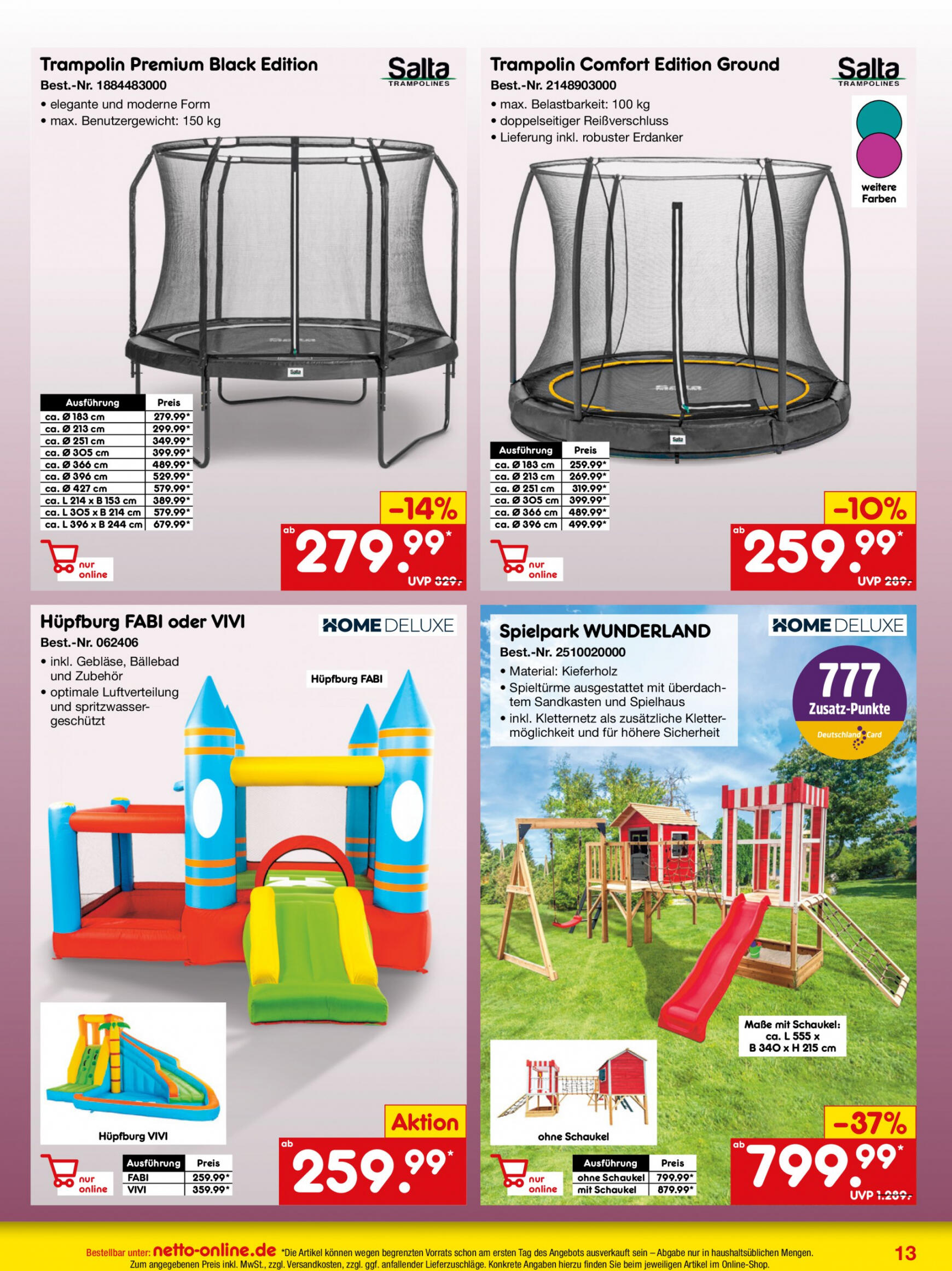 netto - Flyer Netto-online.de aktuell 01.06. - 30.06. - page: 13