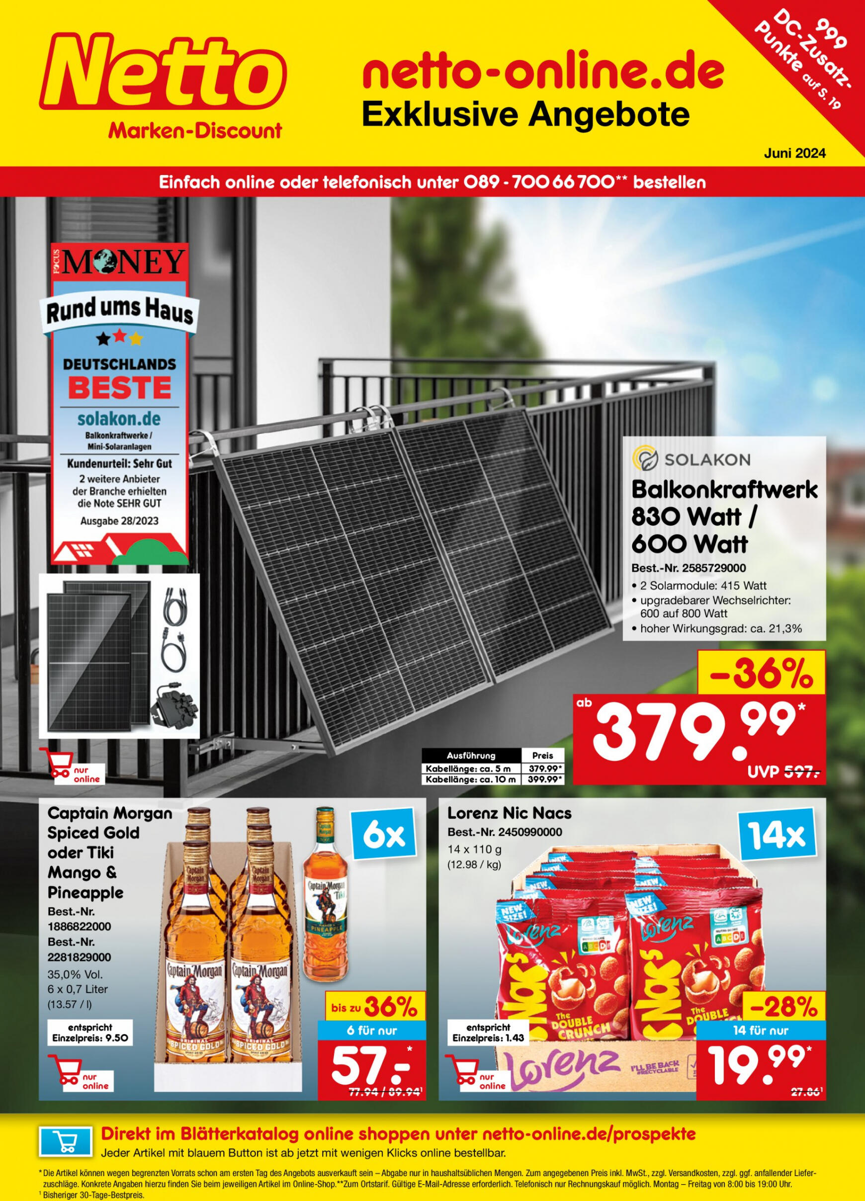 netto - Flyer Netto-online.de aktuell 01.06. - 30.06. - page: 1