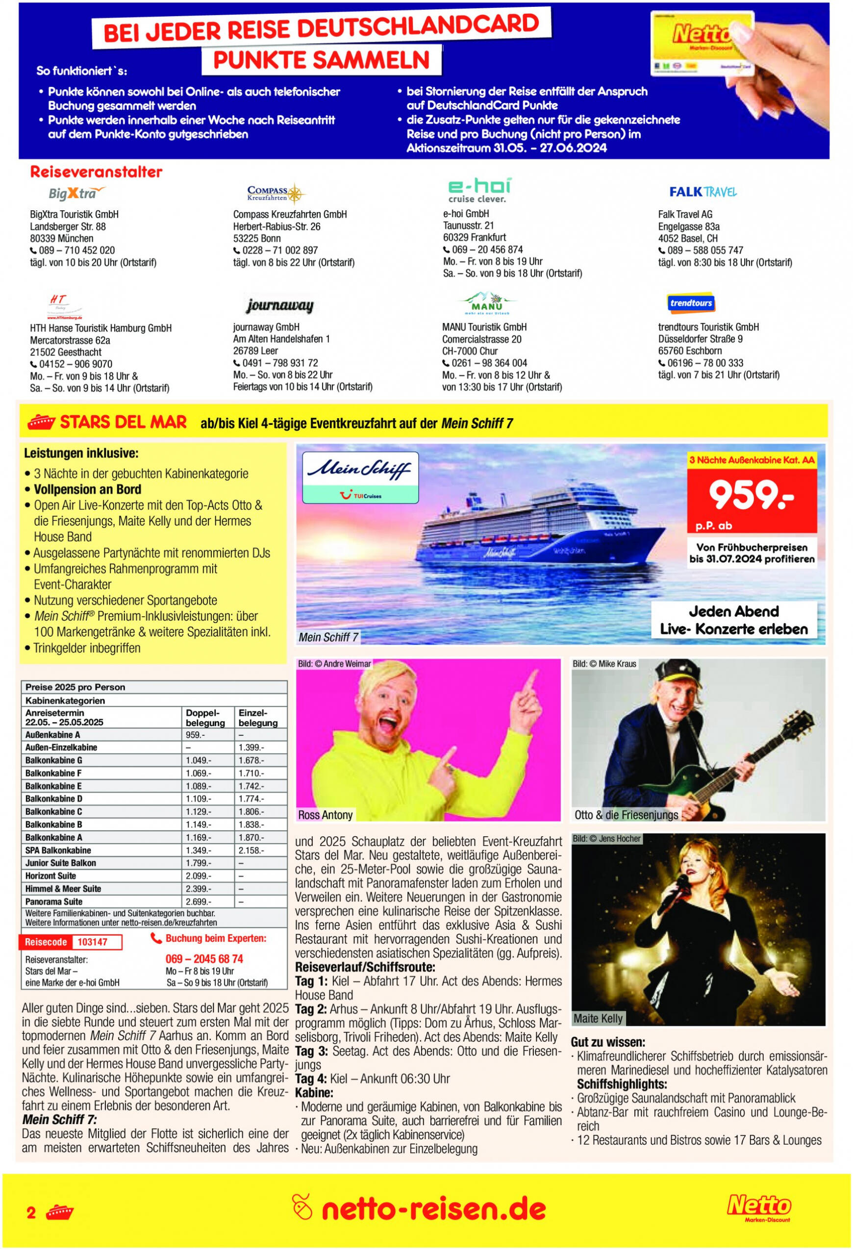 netto - Flyer Netto-reisen.de aktuell 01.06. - 30.06. - page: 2