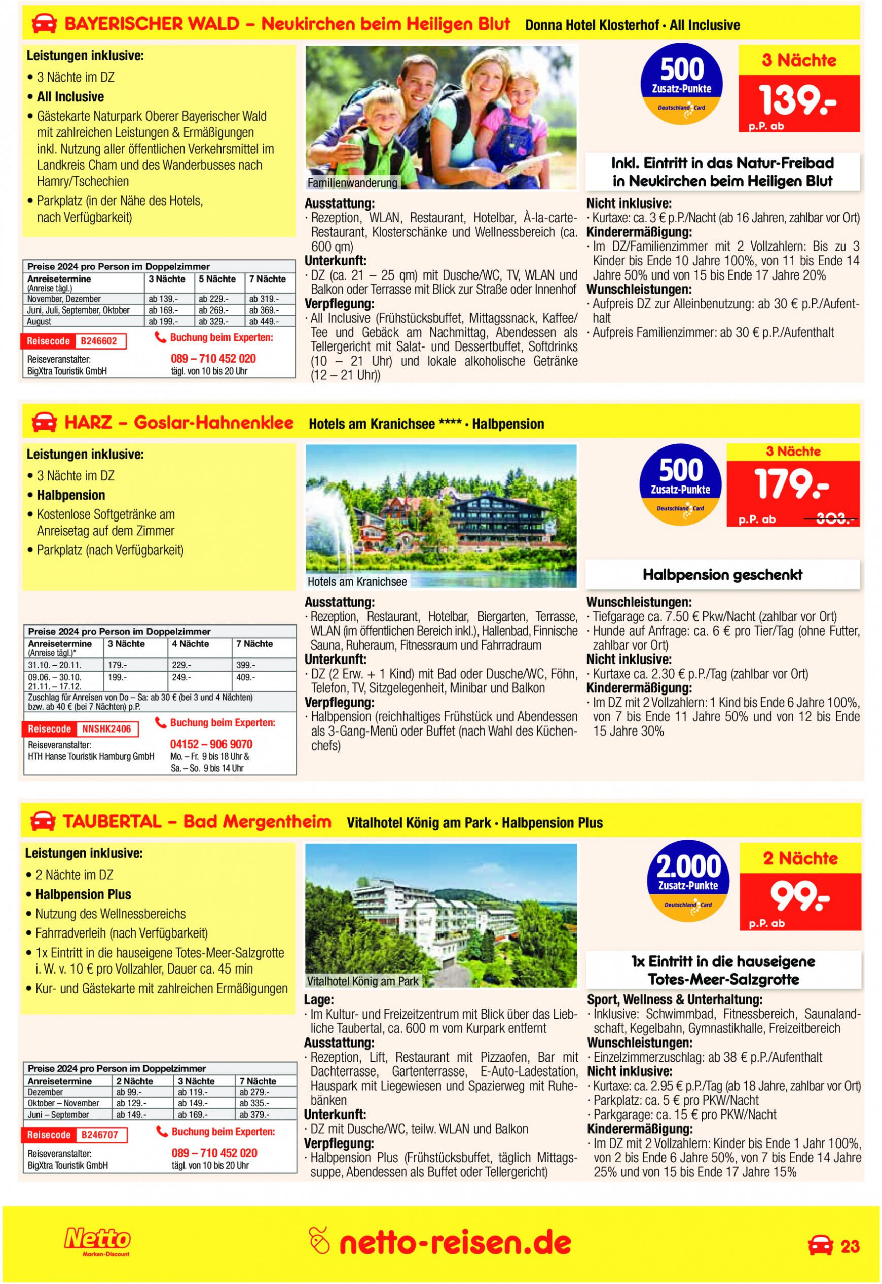 netto - Flyer Netto-reisen.de aktuell 01.06. - 30.06. - page: 23