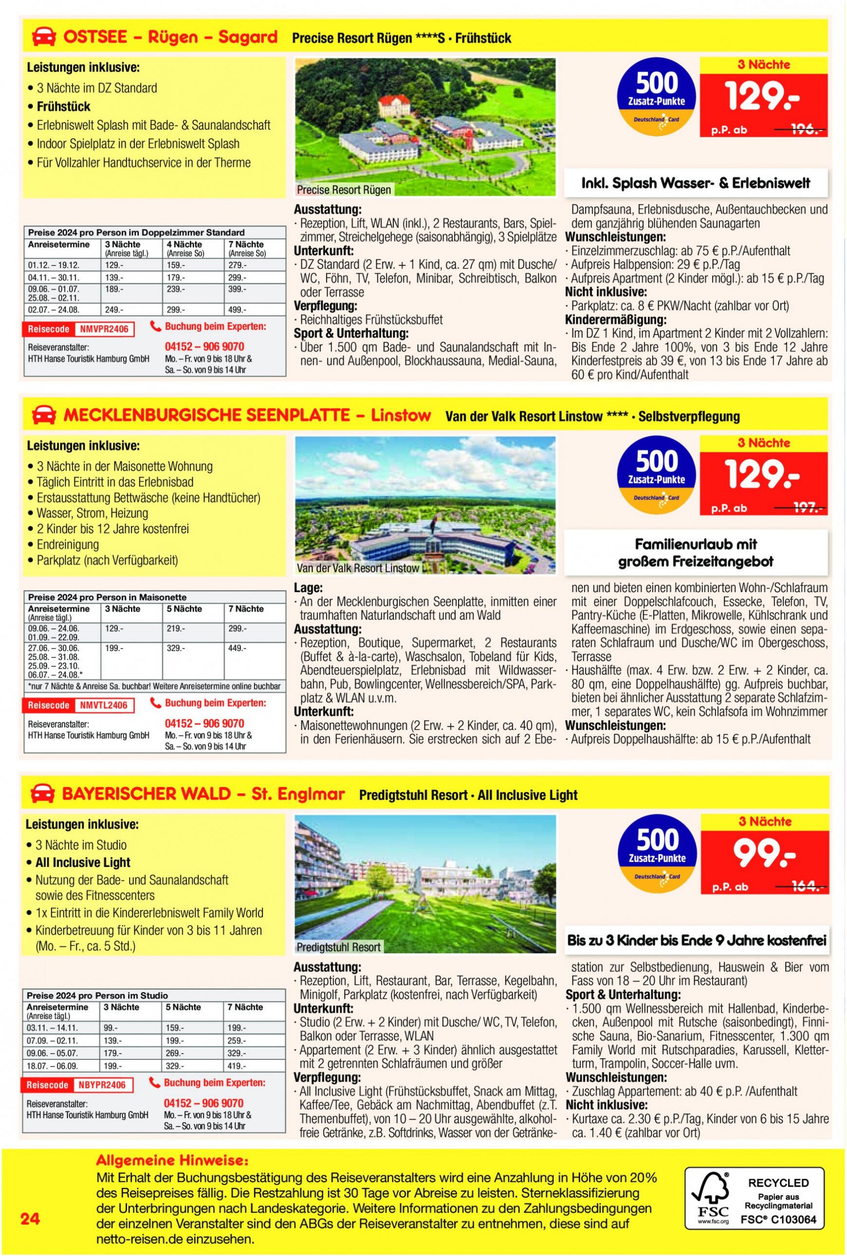 netto - Flyer Netto-reisen.de aktuell 01.06. - 30.06. - page: 24