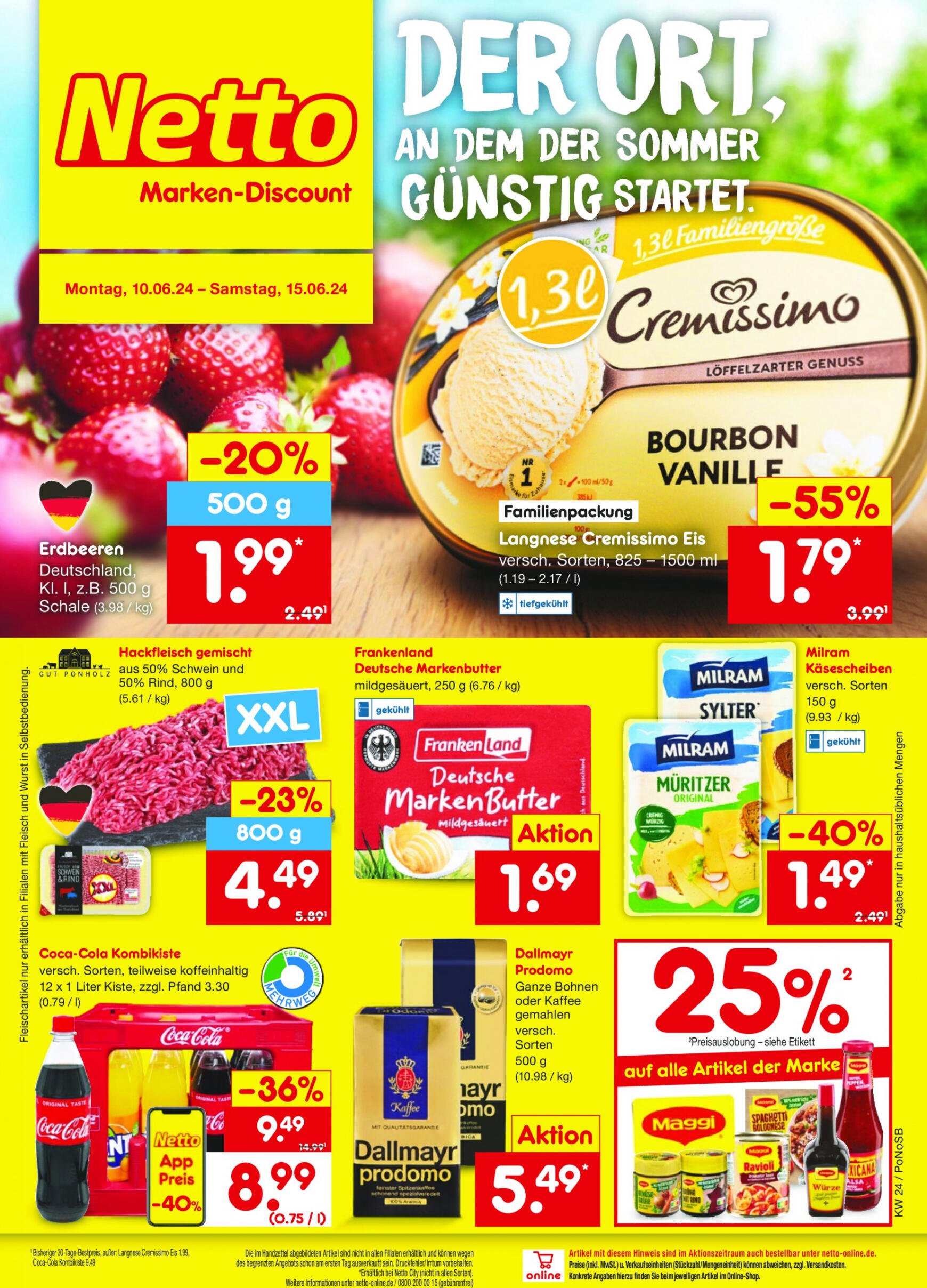 netto - Flyer Netto aktuell 10.06. - 15.06. - page: 1