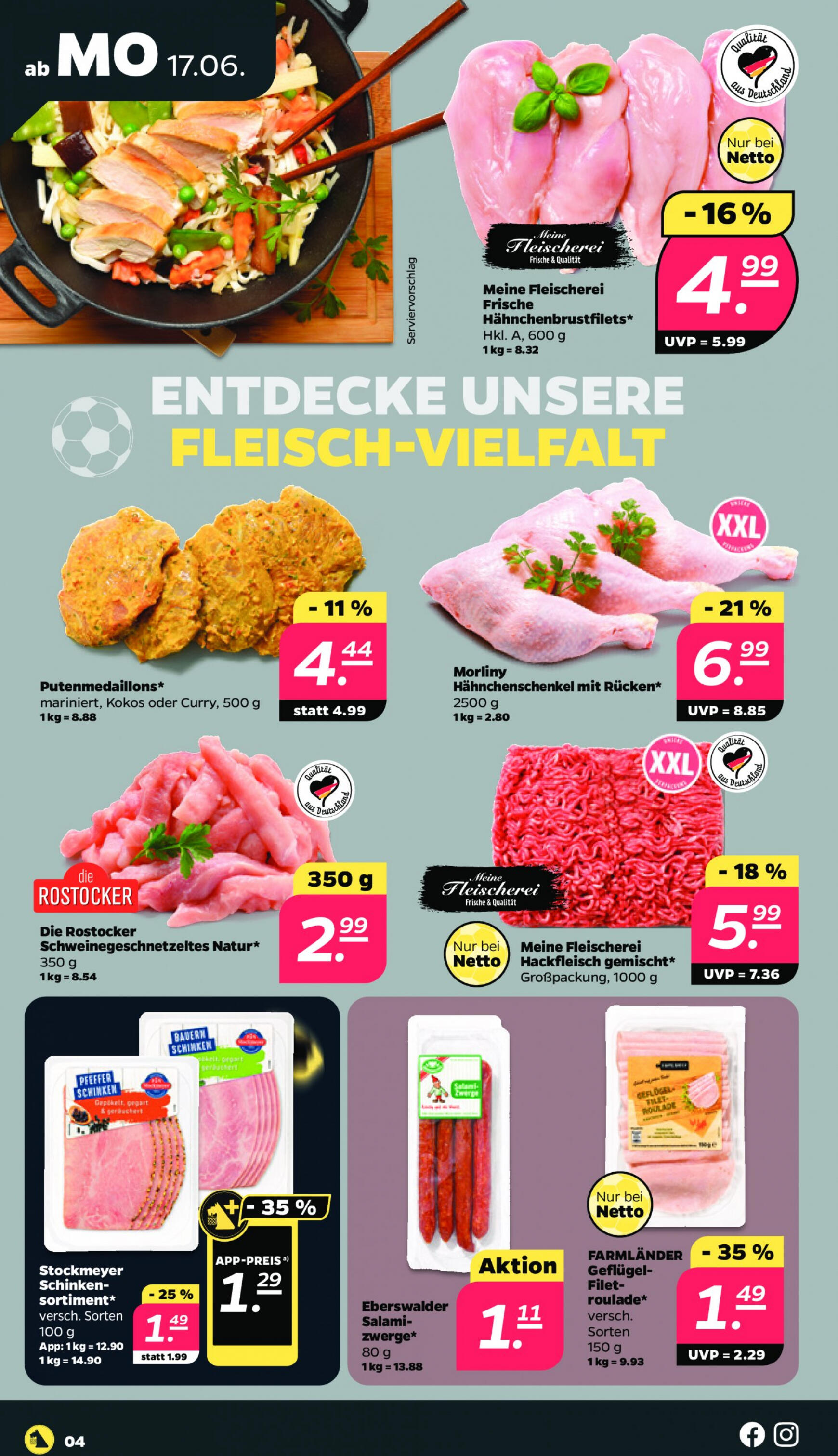 netto - Flyer Netto aktuell 17.06. - 22.06. - page: 4