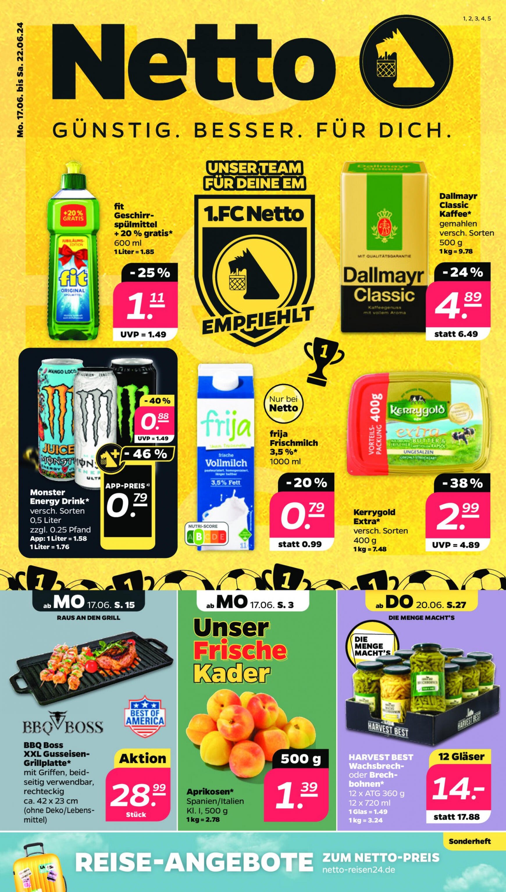 netto - Flyer Netto aktuell 17.06. - 22.06. - page: 1