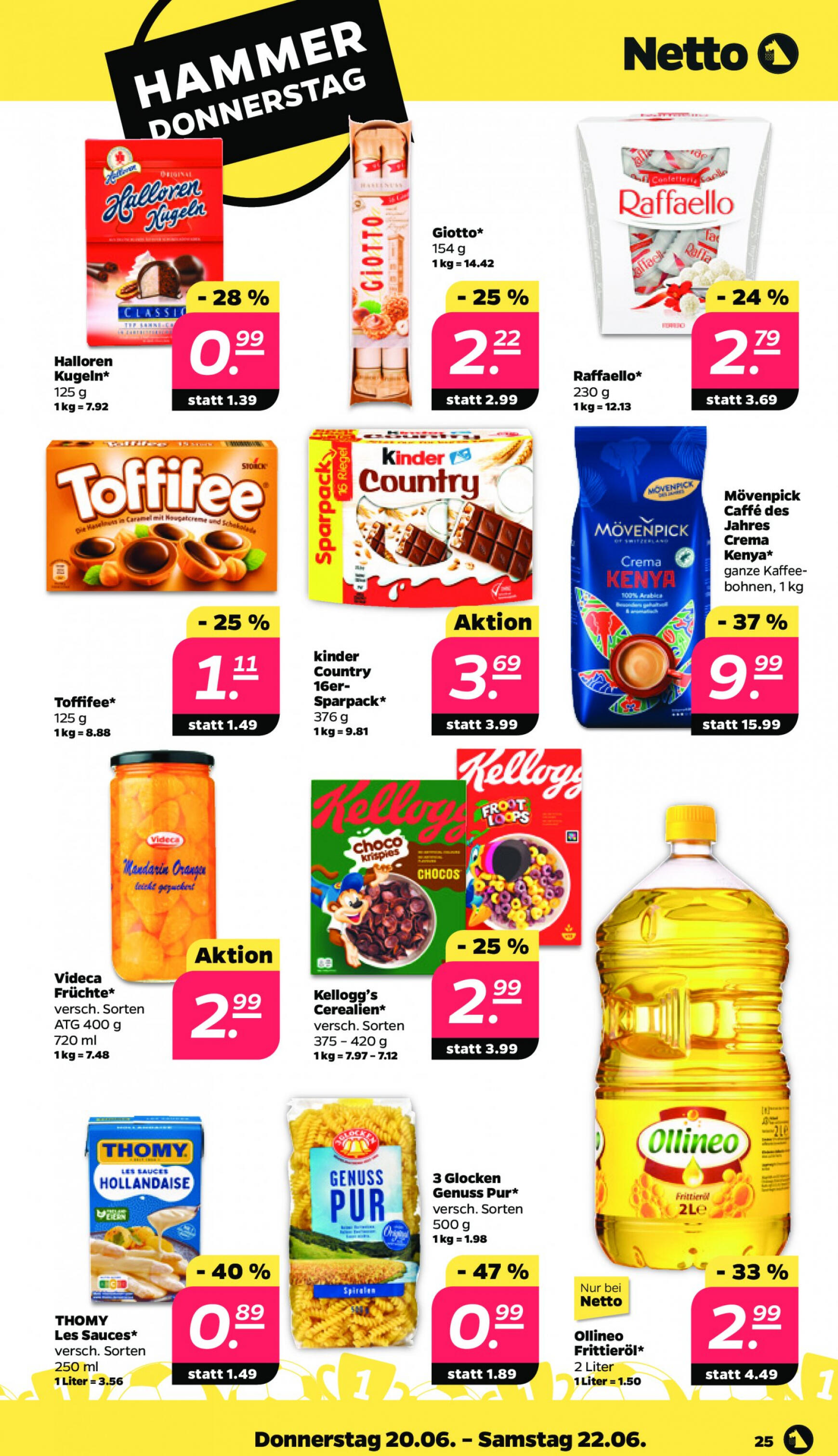 netto - Flyer Netto aktuell 17.06. - 22.06. - page: 25