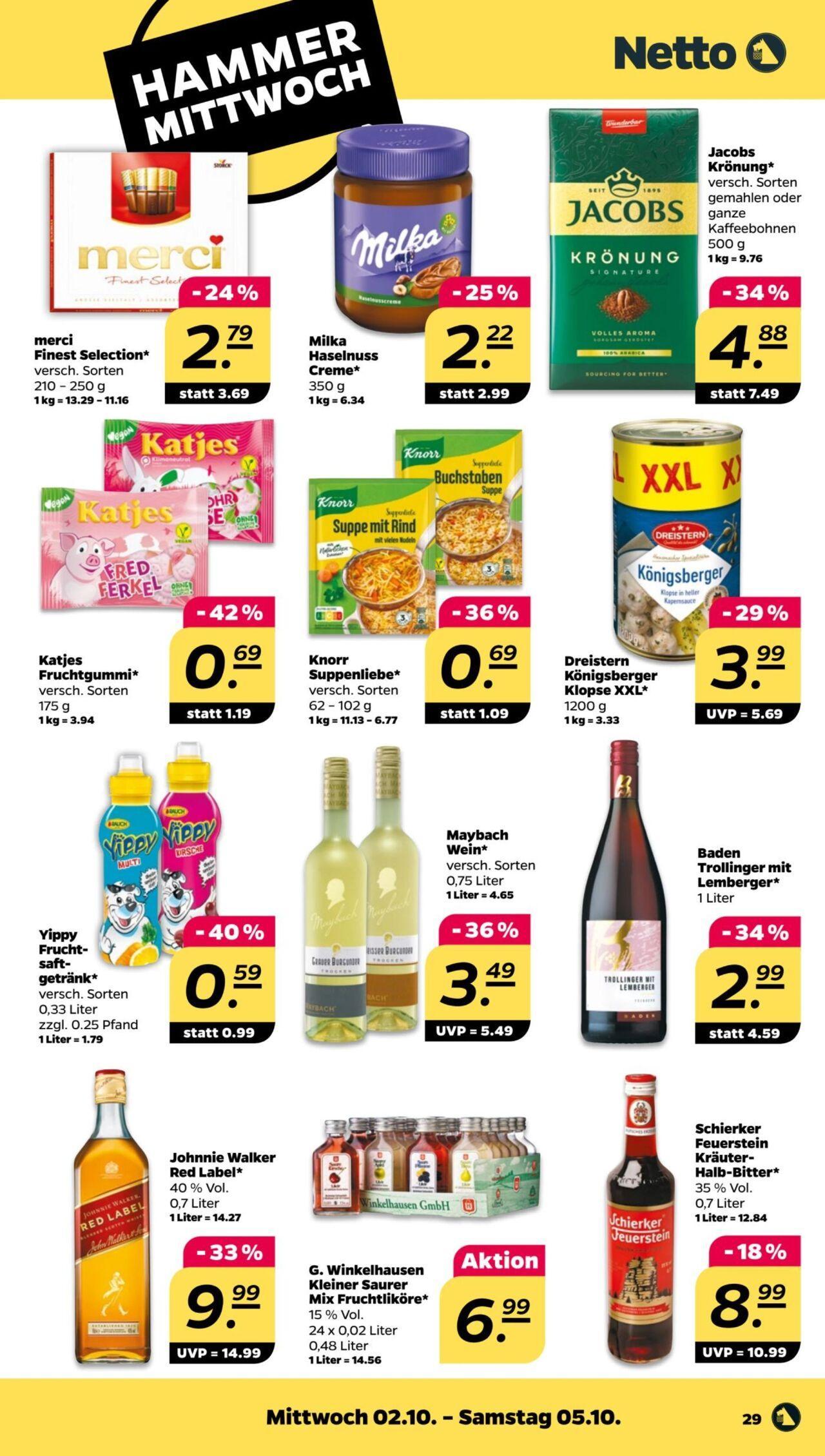 netto - Netto Prospekt ab 30.09.2024 - 05.10.2024 - page: 29