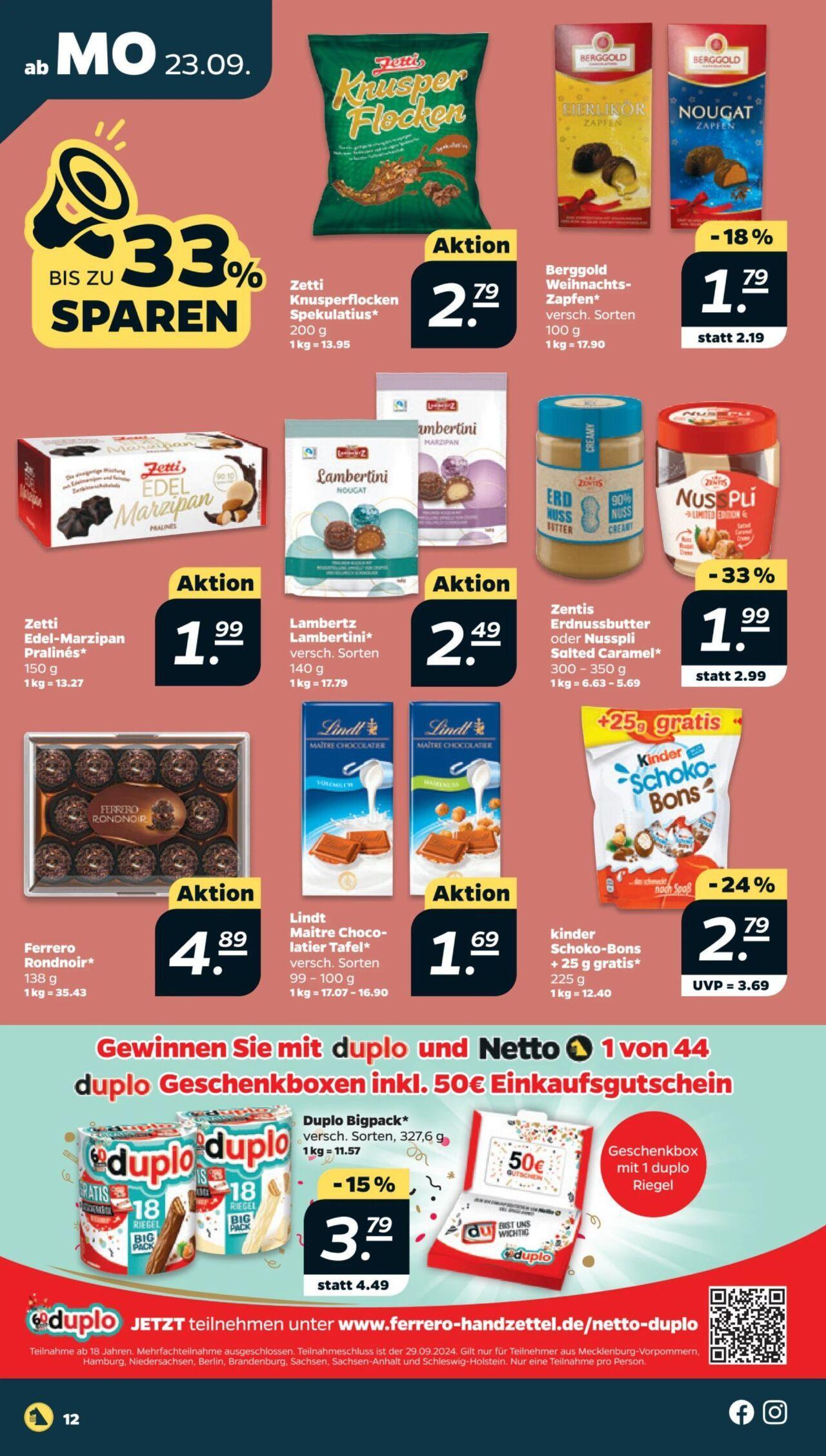 netto - Netto Prospekt ab 23.09.2024 - 28.09.2024 - page: 12