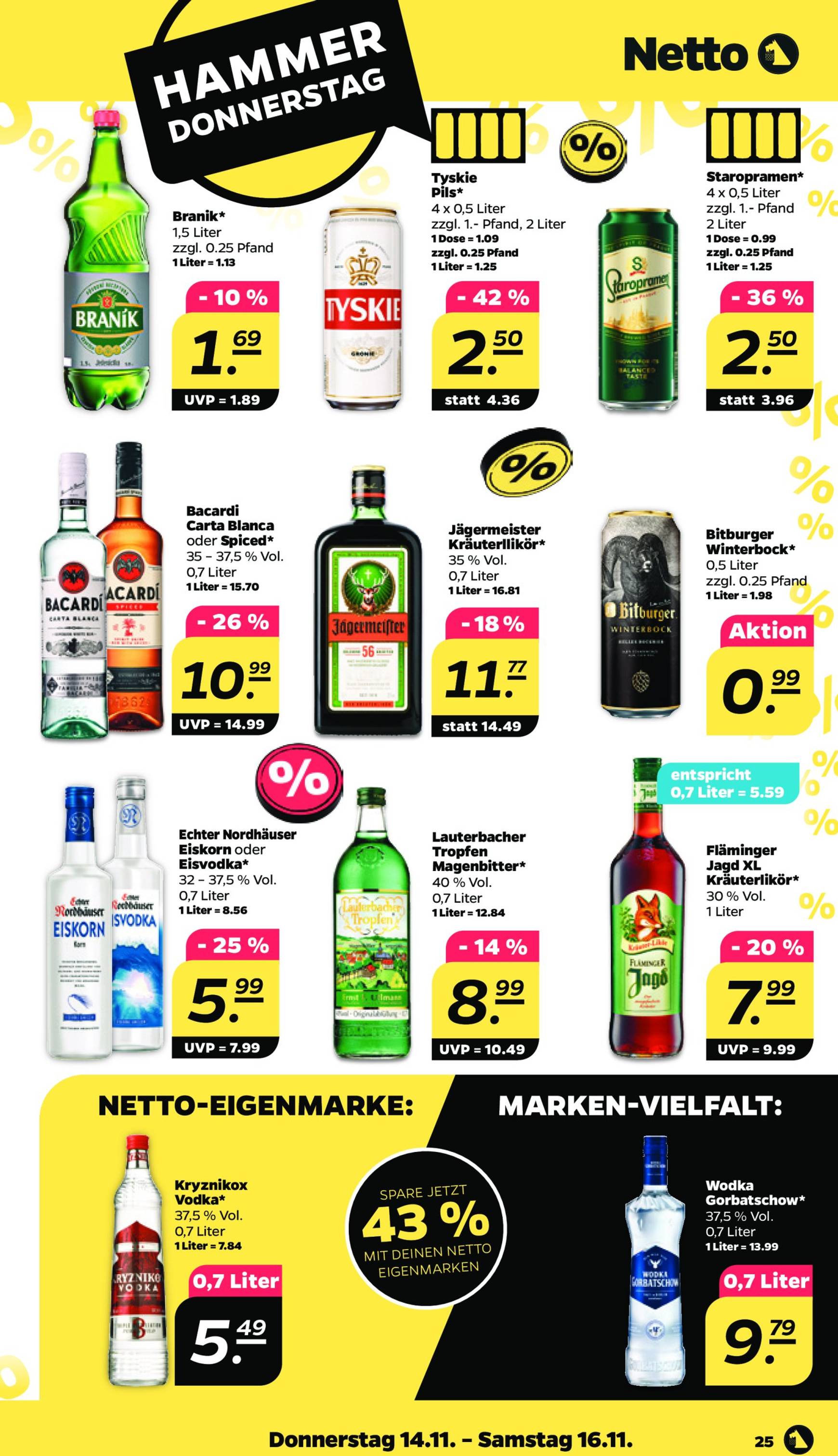 netto - Netto-Prospekt gültig von 11.11. bis 16.11. - page: 25