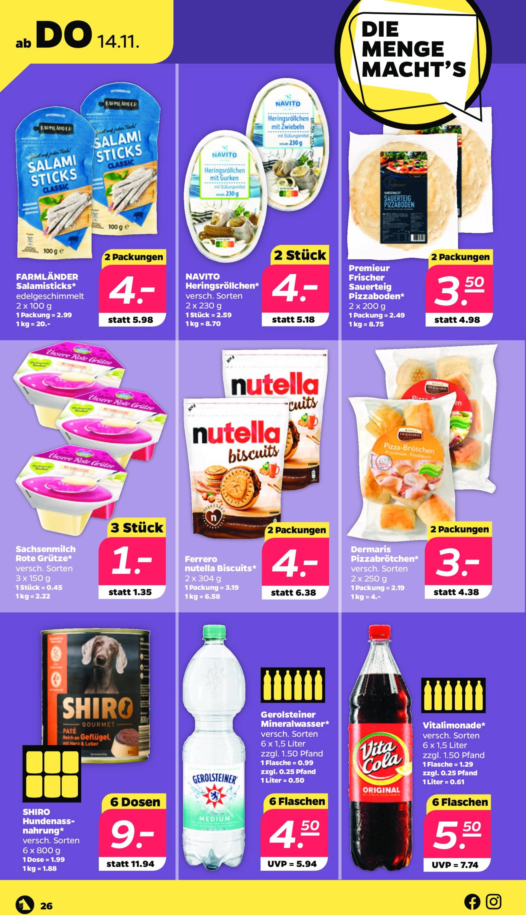 netto - Netto-Prospekt gültig von 11.11. bis 16.11. - page: 26