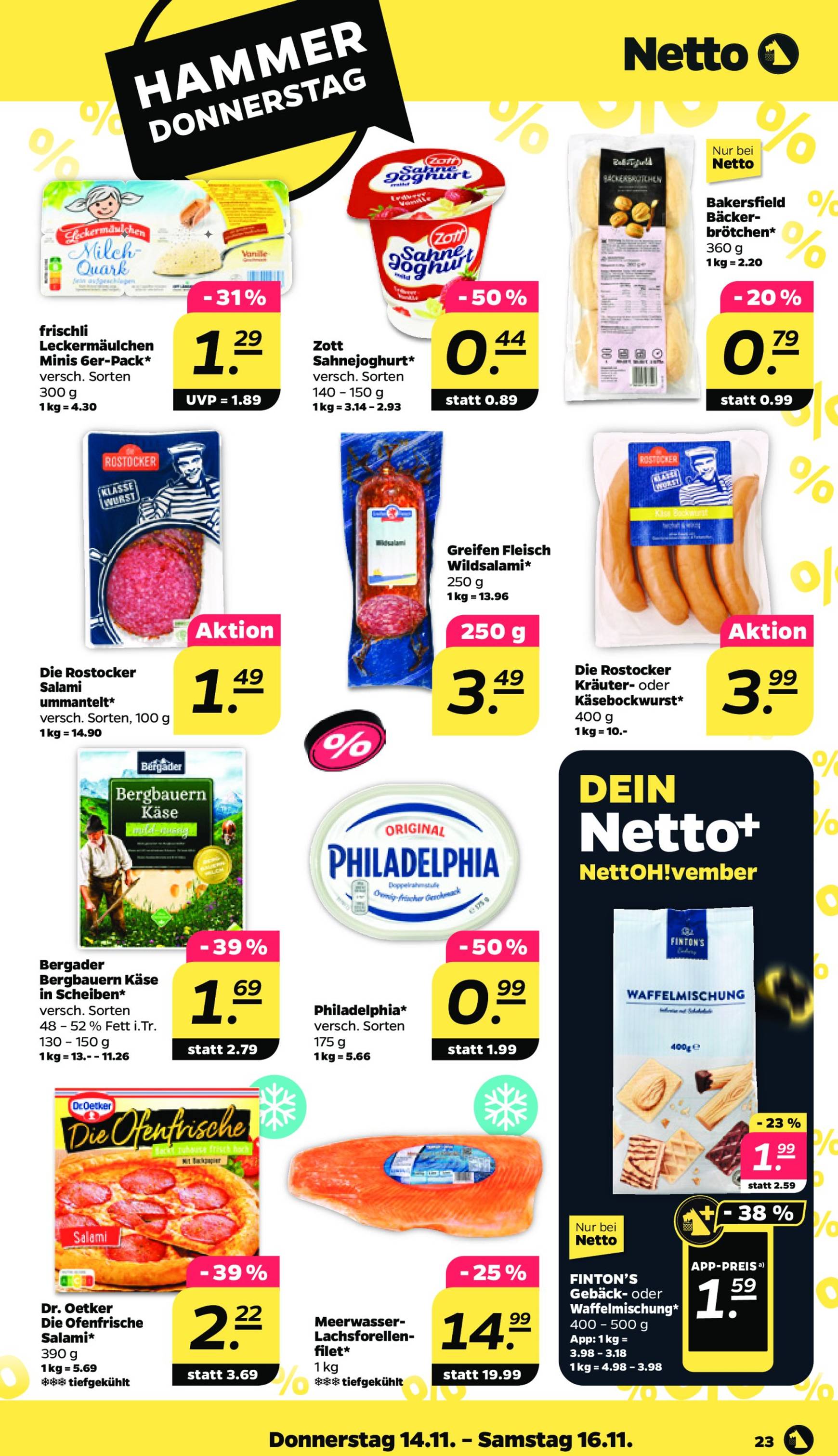 netto - Netto-Prospekt gültig von 11.11. bis 16.11. - page: 23