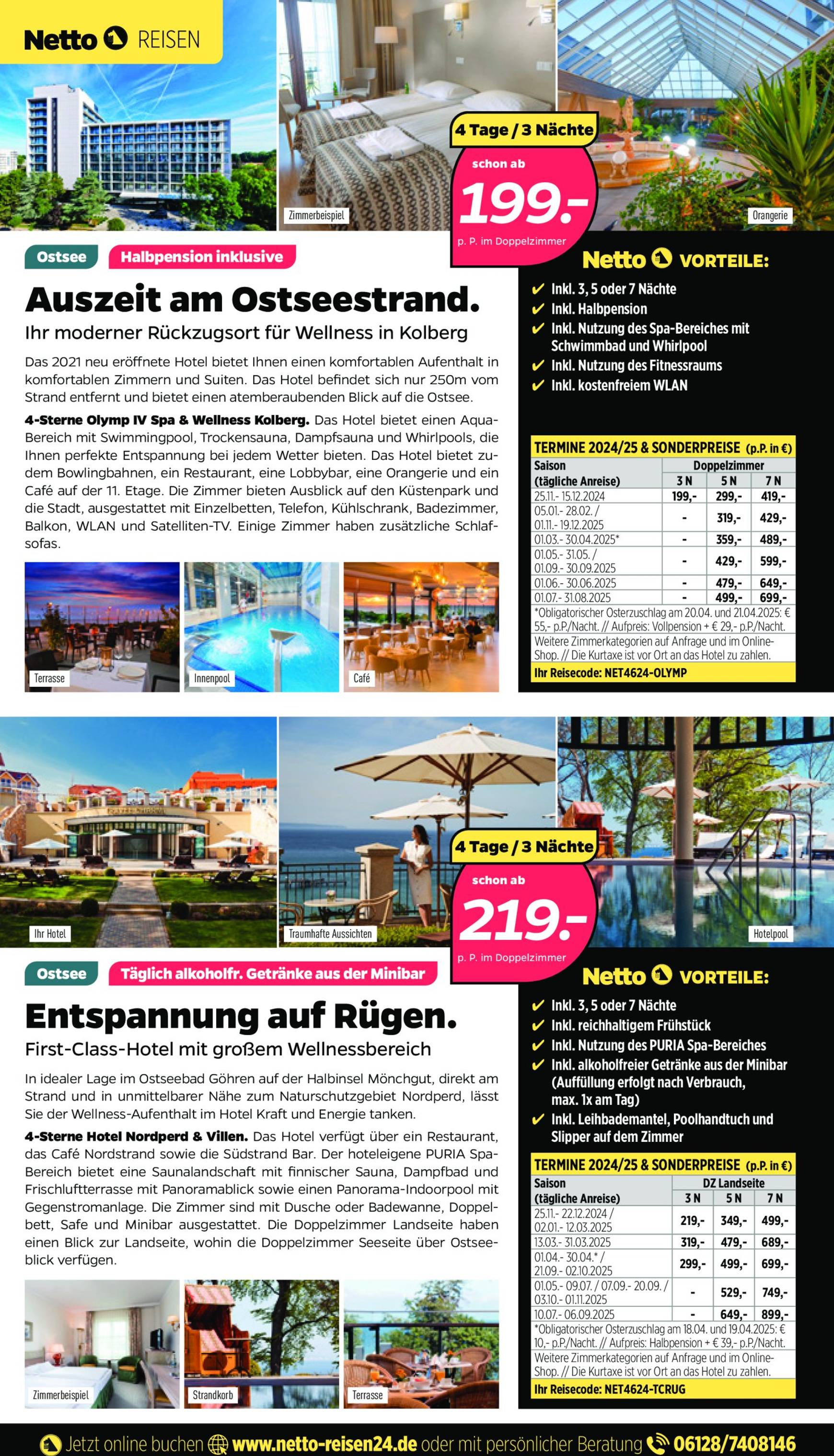 netto - Netto - Reiseangebote-Prospekt gültig von 01.11. bis 30.11. - page: 2