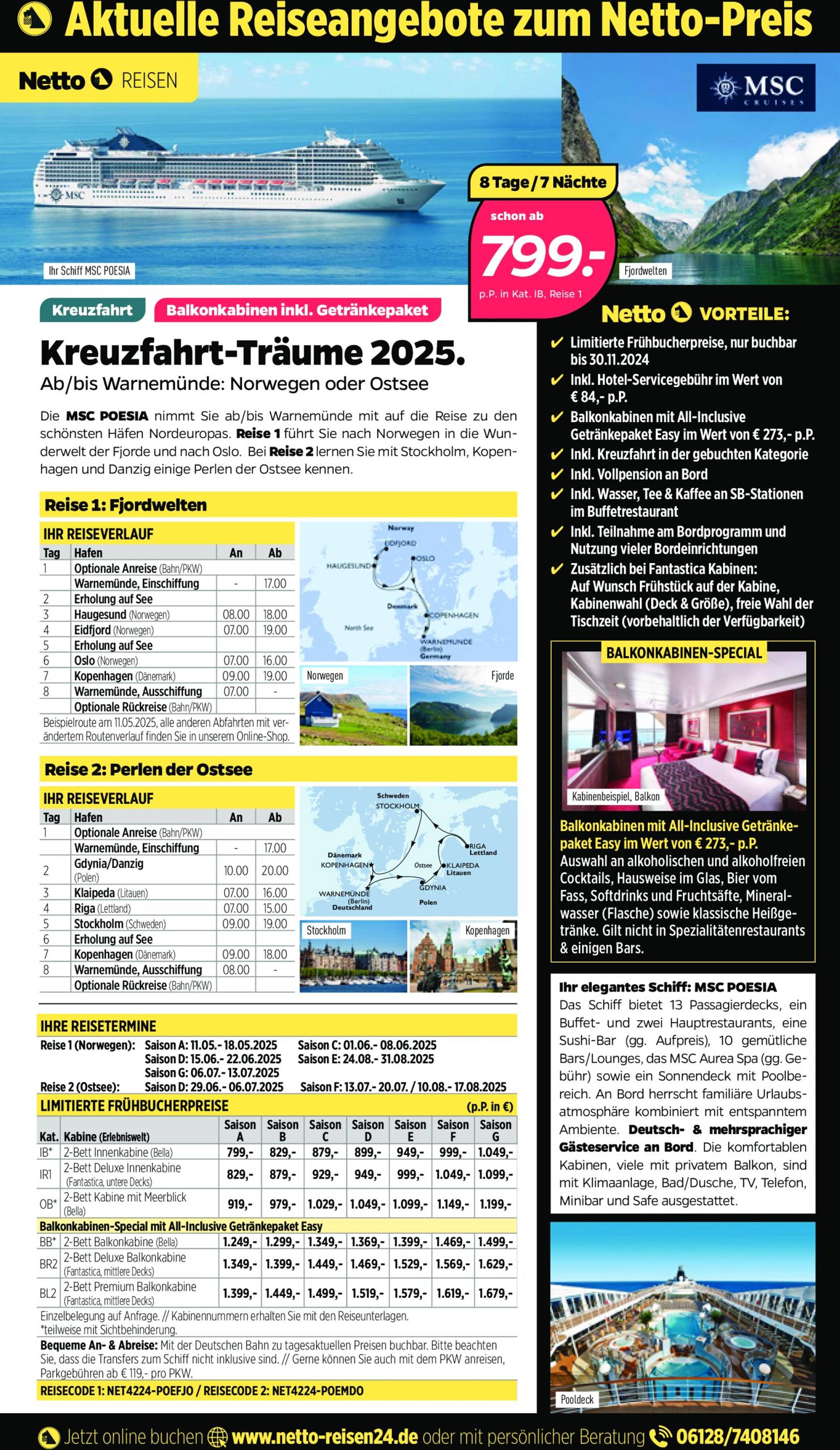 netto - Netto - Reiseangebote-Prospekt gültig von 01.10. bis 31.10.