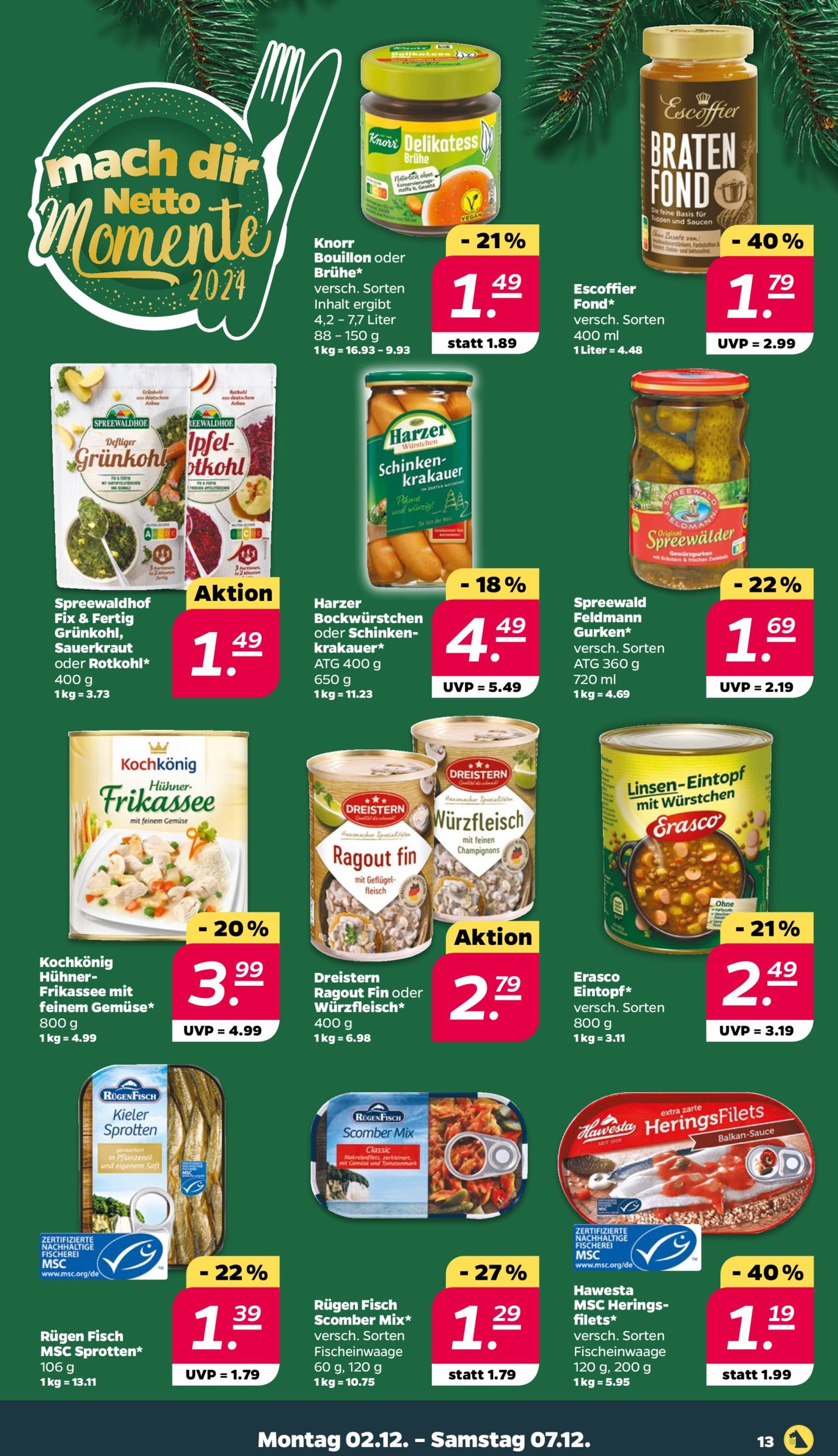 netto - Netto-Prospekt gültig von 02.12. bis 07.12. - page: 13