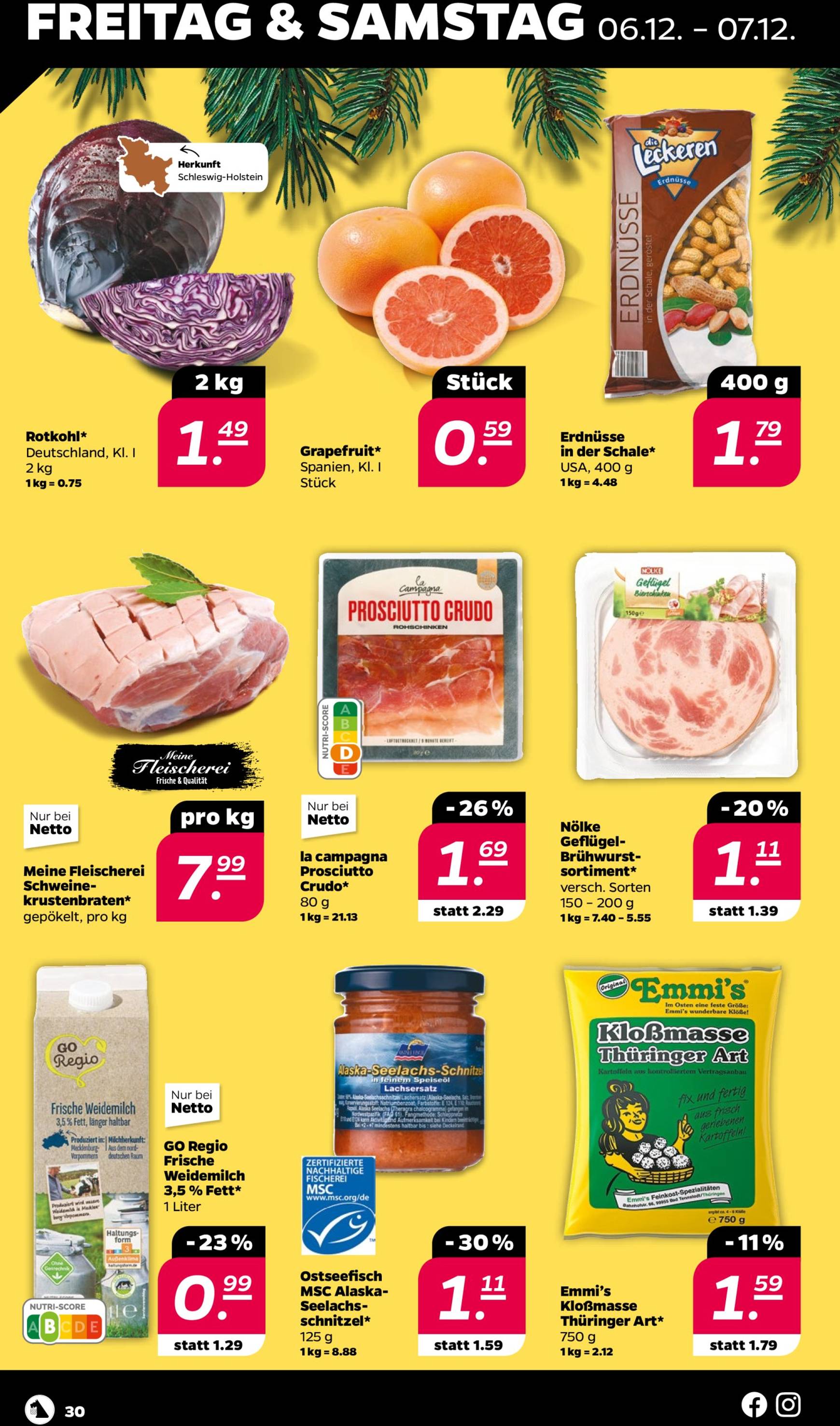 netto - Netto-Prospekt gültig von 02.12. bis 07.12. - page: 30