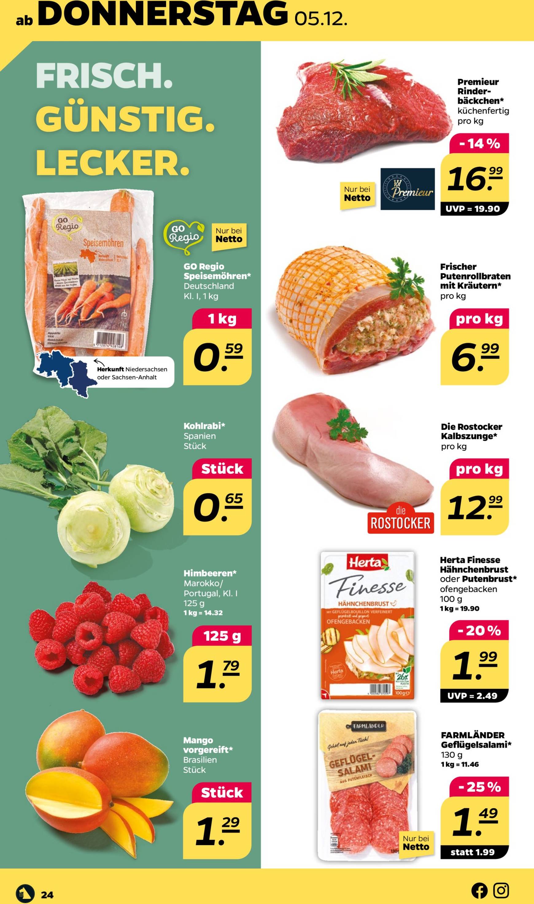 netto - Netto-Prospekt gültig von 02.12. bis 07.12. - page: 24