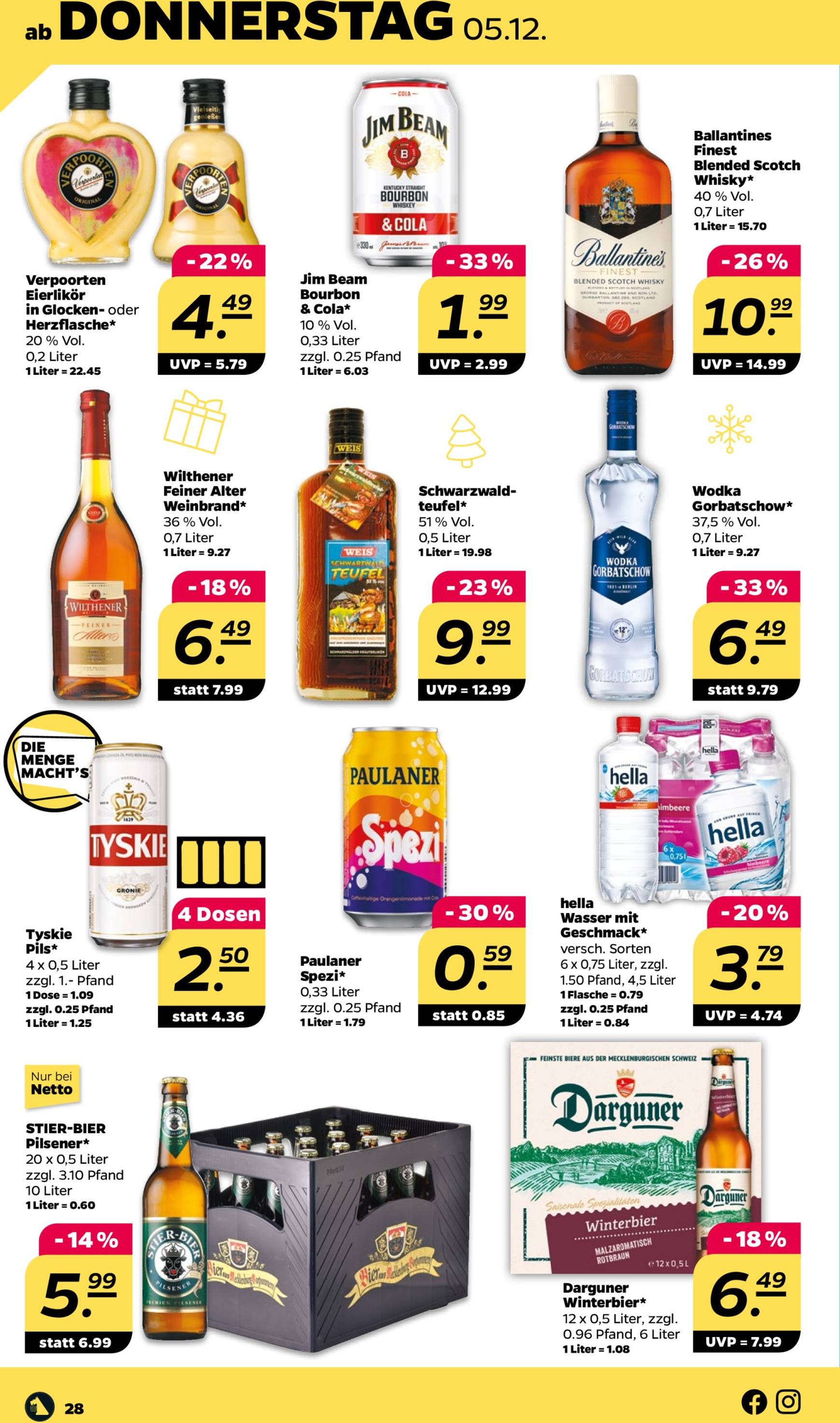 netto - Netto-Prospekt gültig von 02.12. bis 07.12. - page: 28