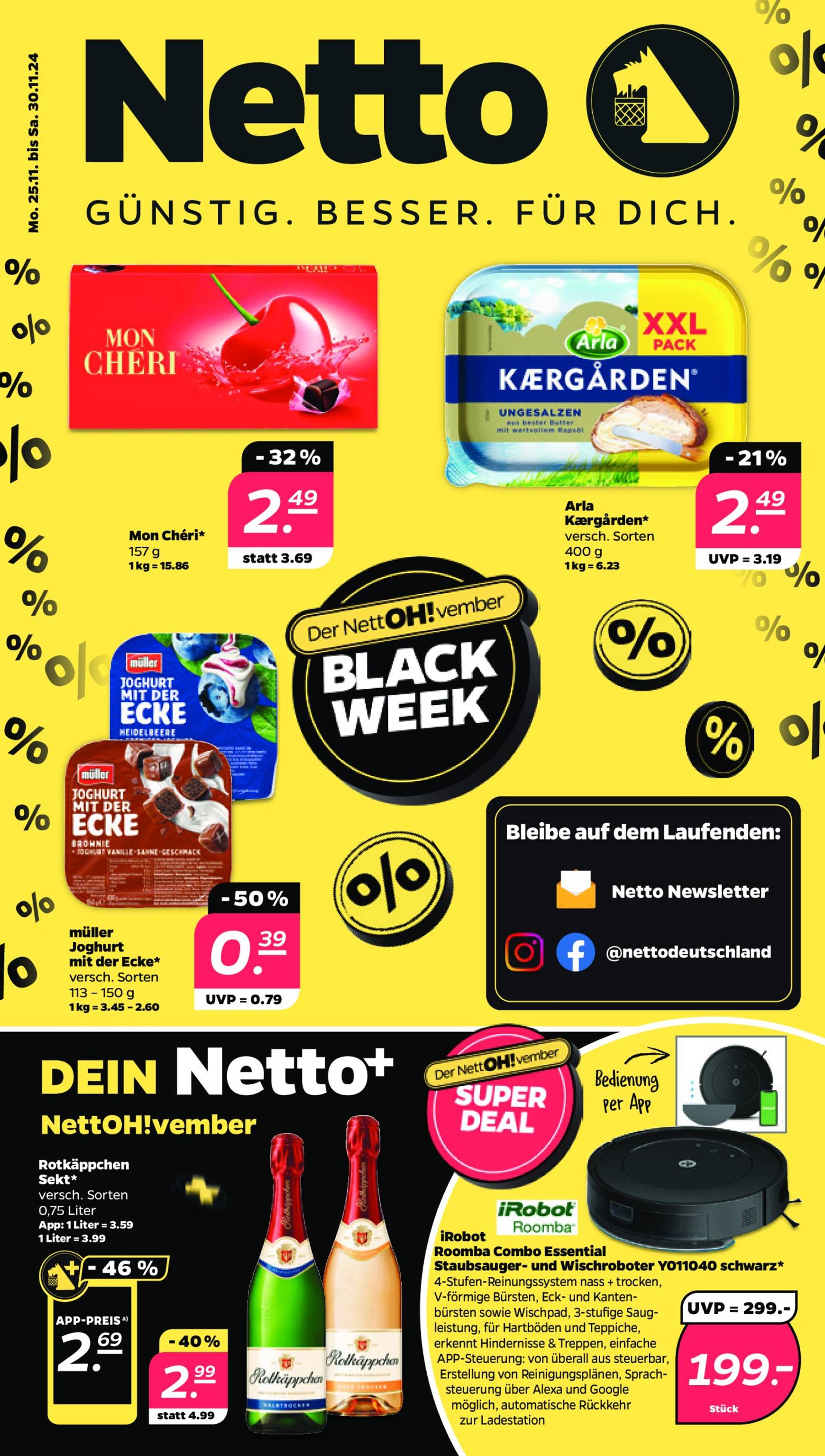 netto - Netto - Black Week-Prospekt gültig von 25.11. bis 30.11.