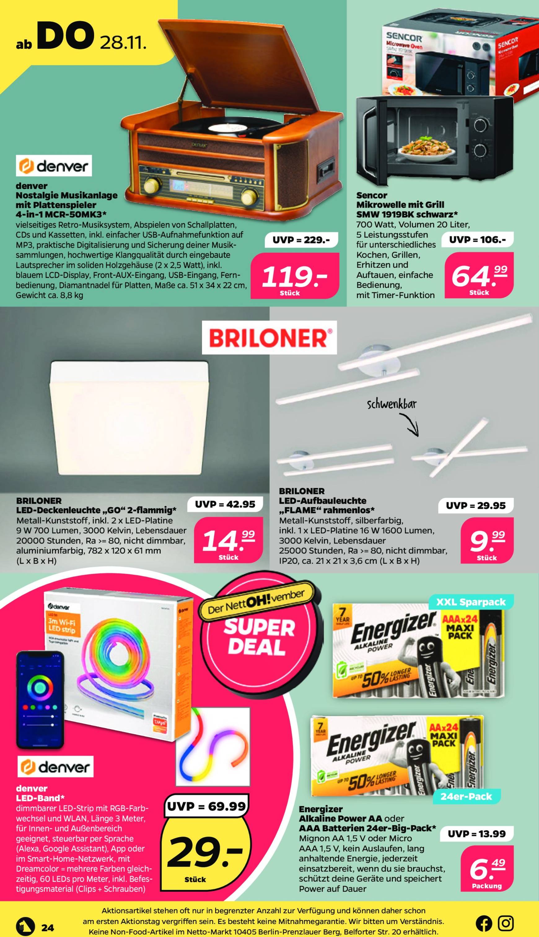 netto - Netto - Black Week-Prospekt gültig von 25.11. bis 30.11. - page: 24