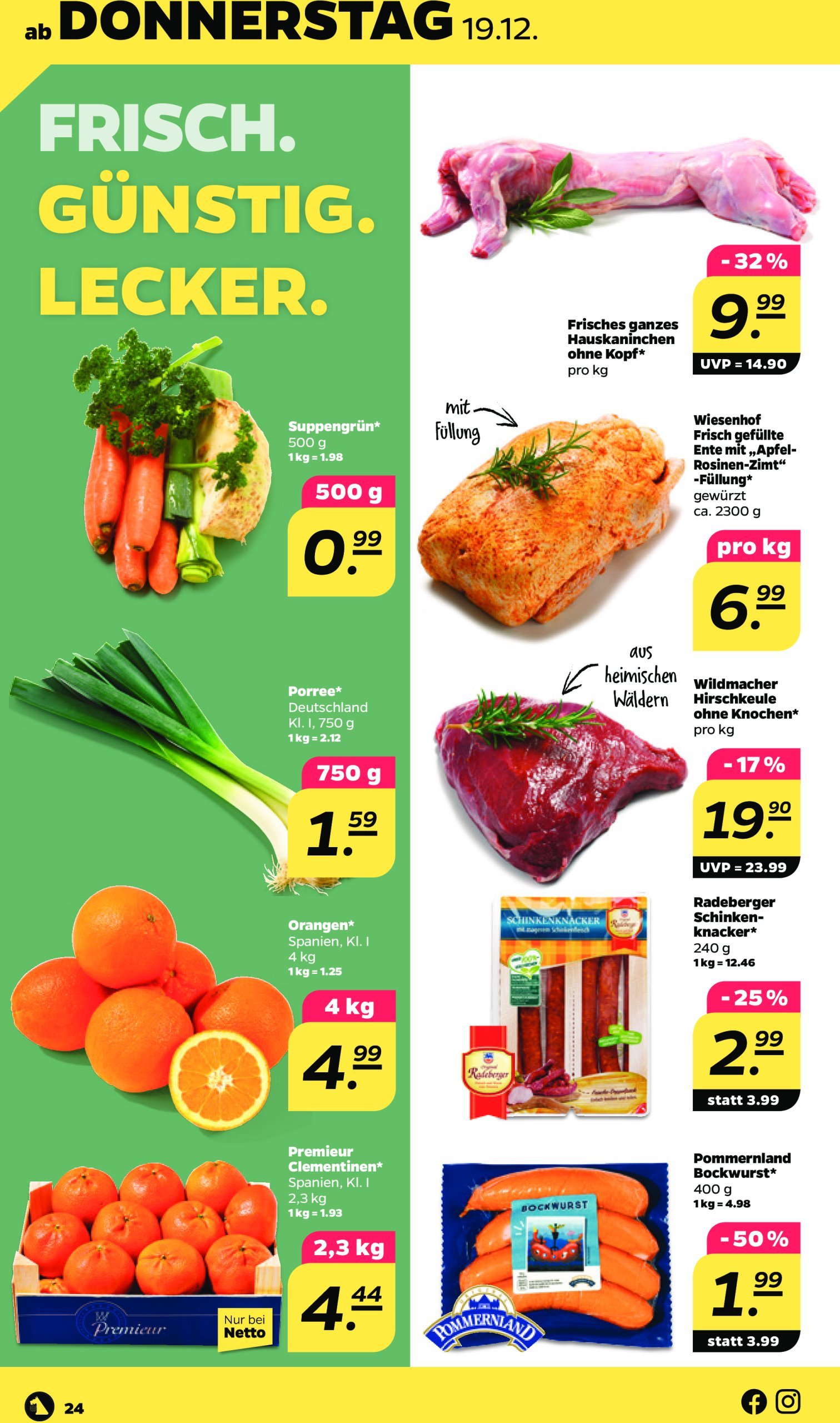 netto - Netto-Prospekt gültig von 16.12. bis 21.12. - page: 24