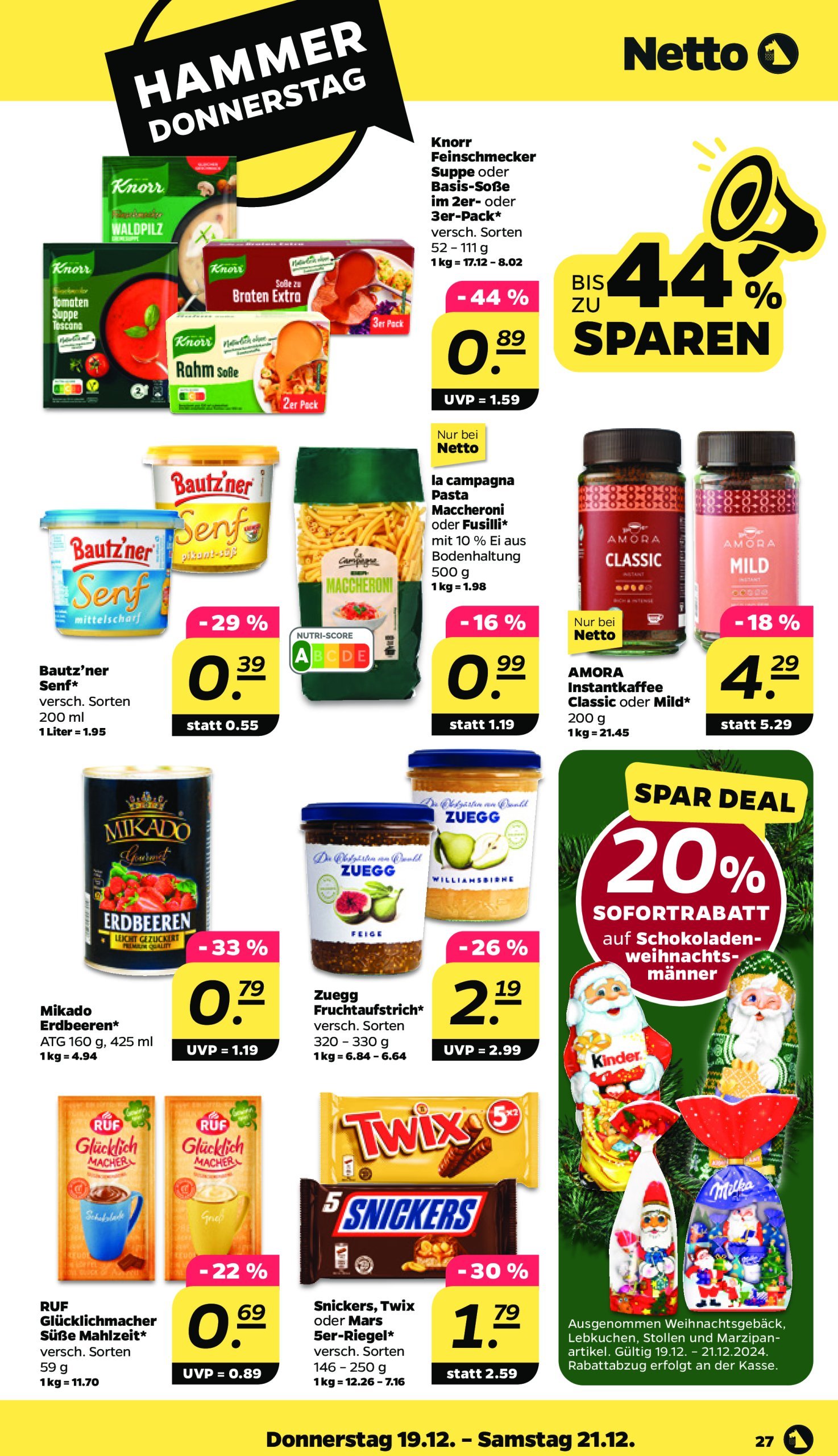 netto - Netto-Prospekt gültig von 16.12. bis 21.12. - page: 27