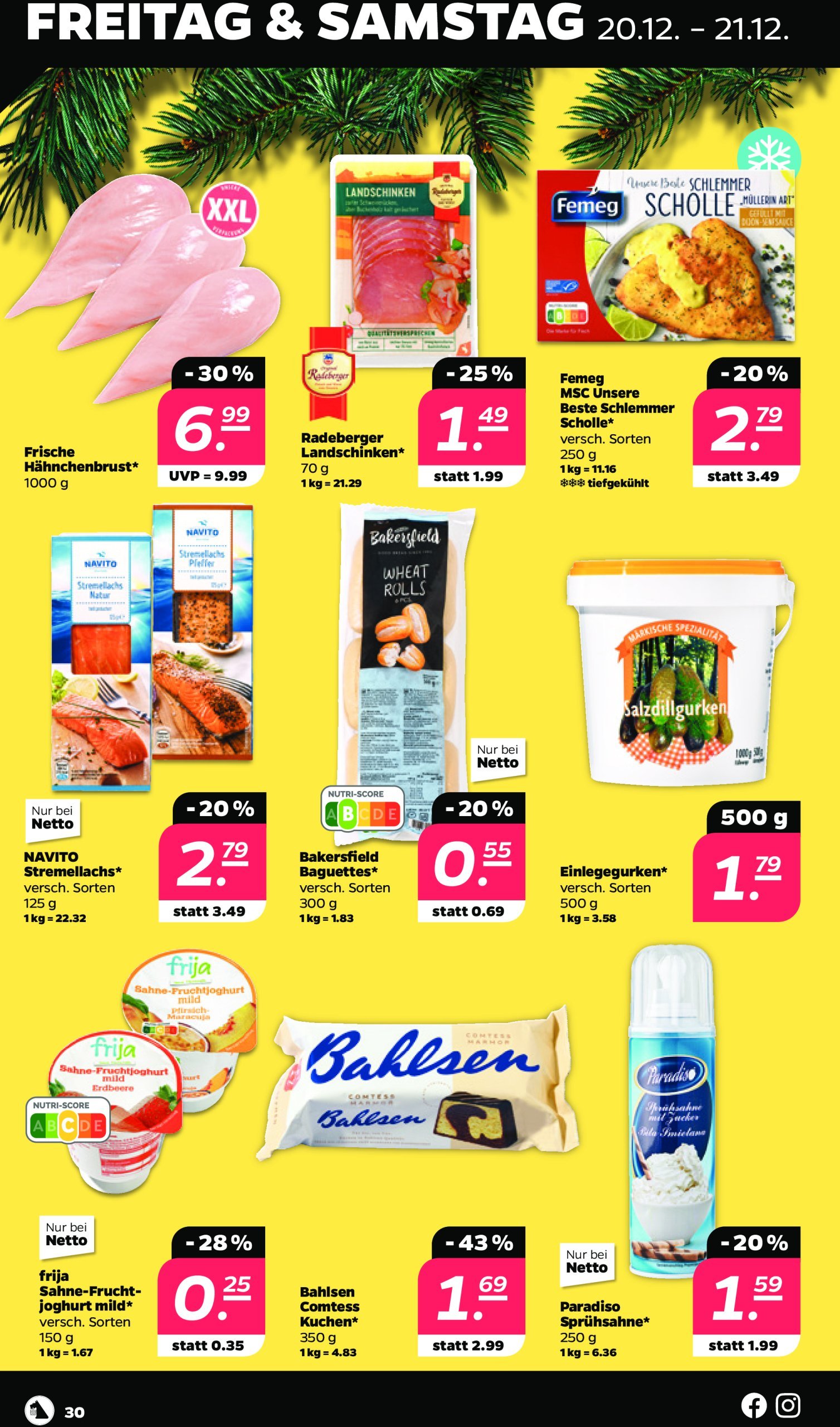 netto - Netto-Prospekt gültig von 16.12. bis 21.12. - page: 30