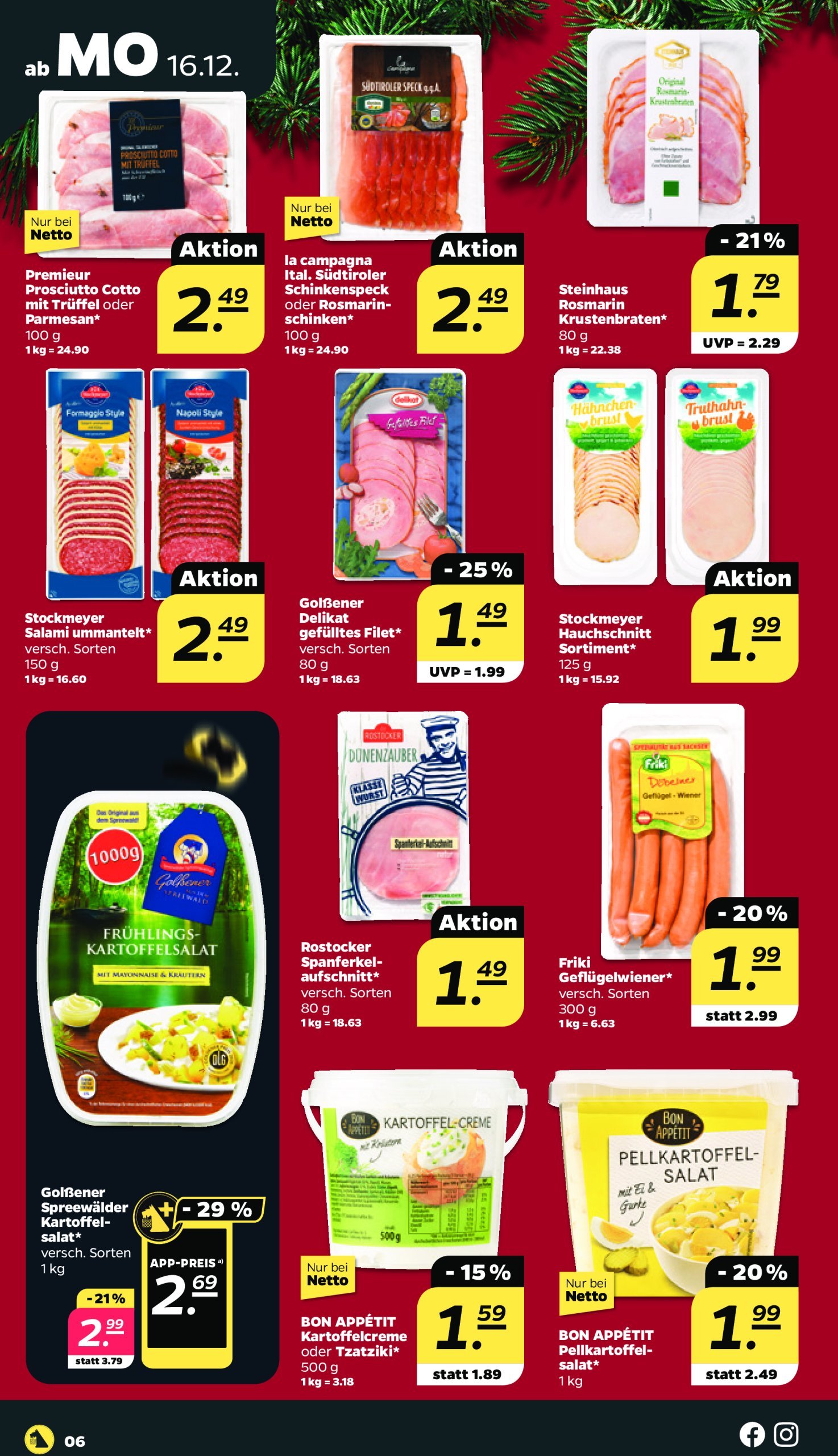 netto - Netto-Prospekt gültig von 16.12. bis 21.12. - page: 6