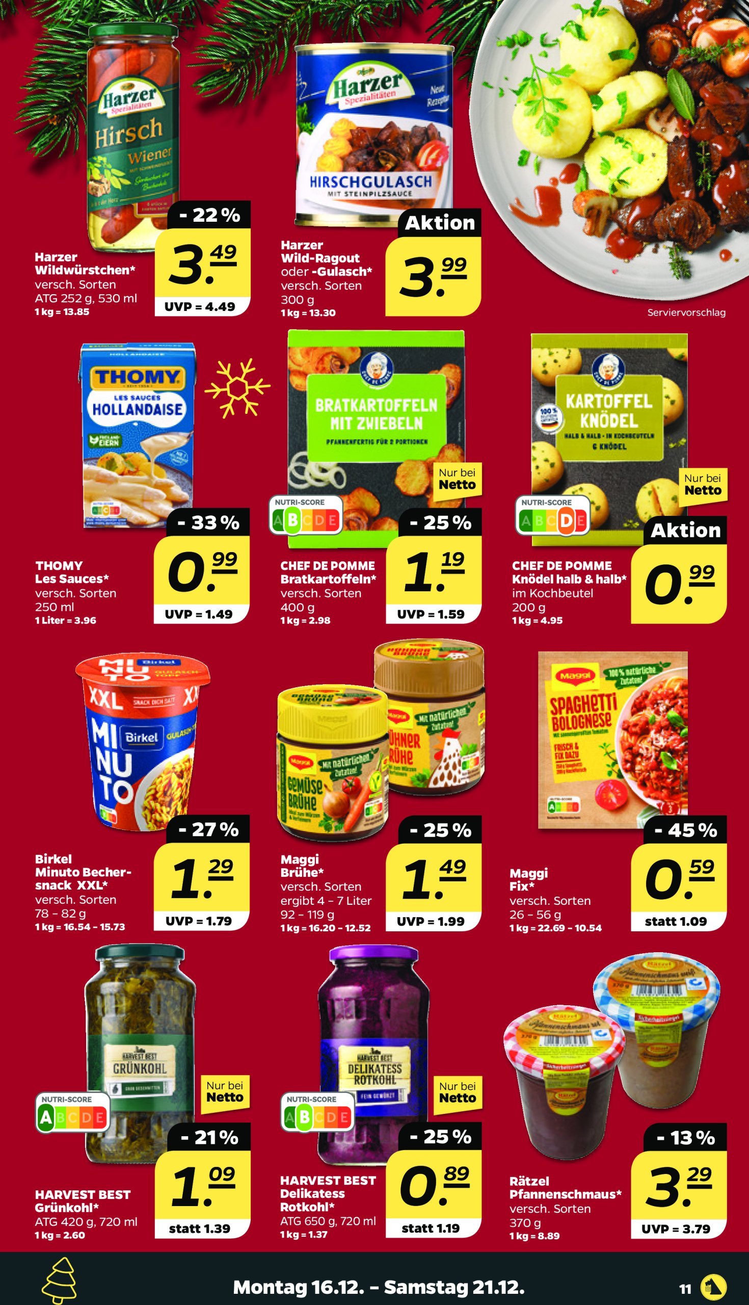 netto - Netto-Prospekt gültig von 16.12. bis 21.12. - page: 11