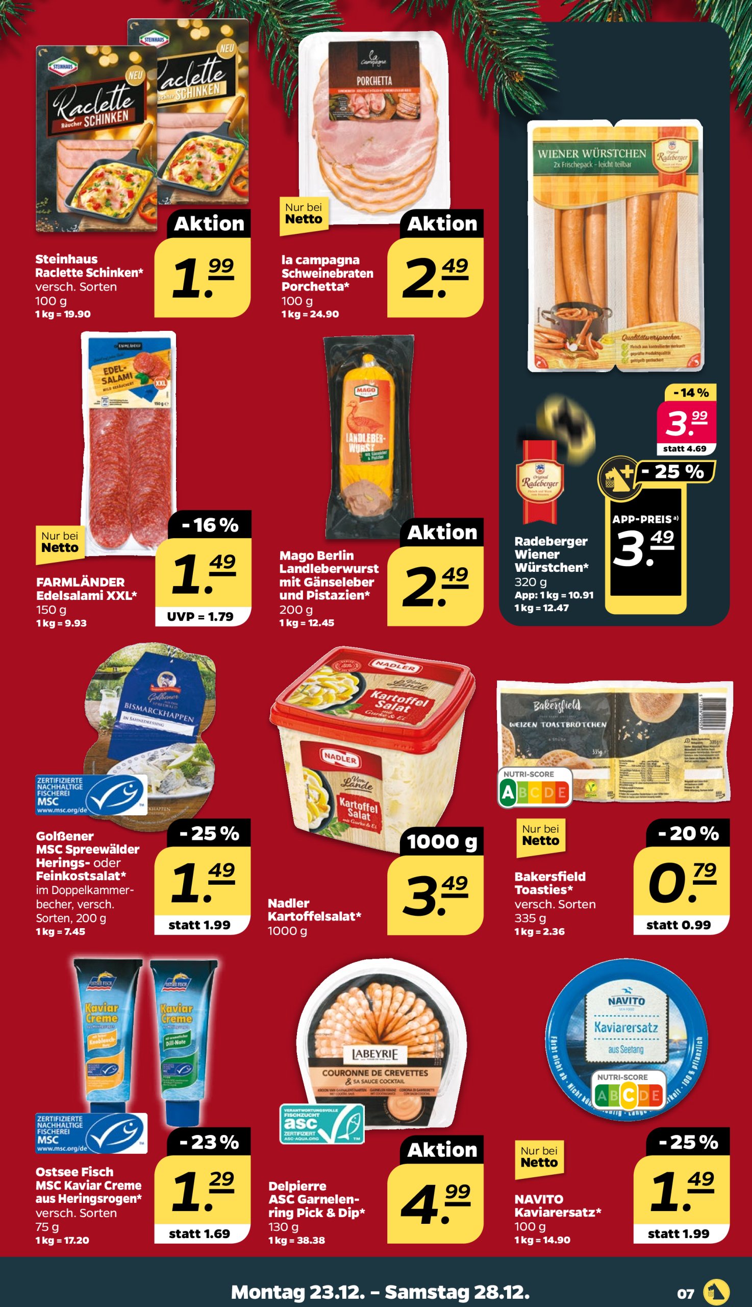 netto - Netto-Prospekt gültig von 23.12. bis 28.12. - page: 7