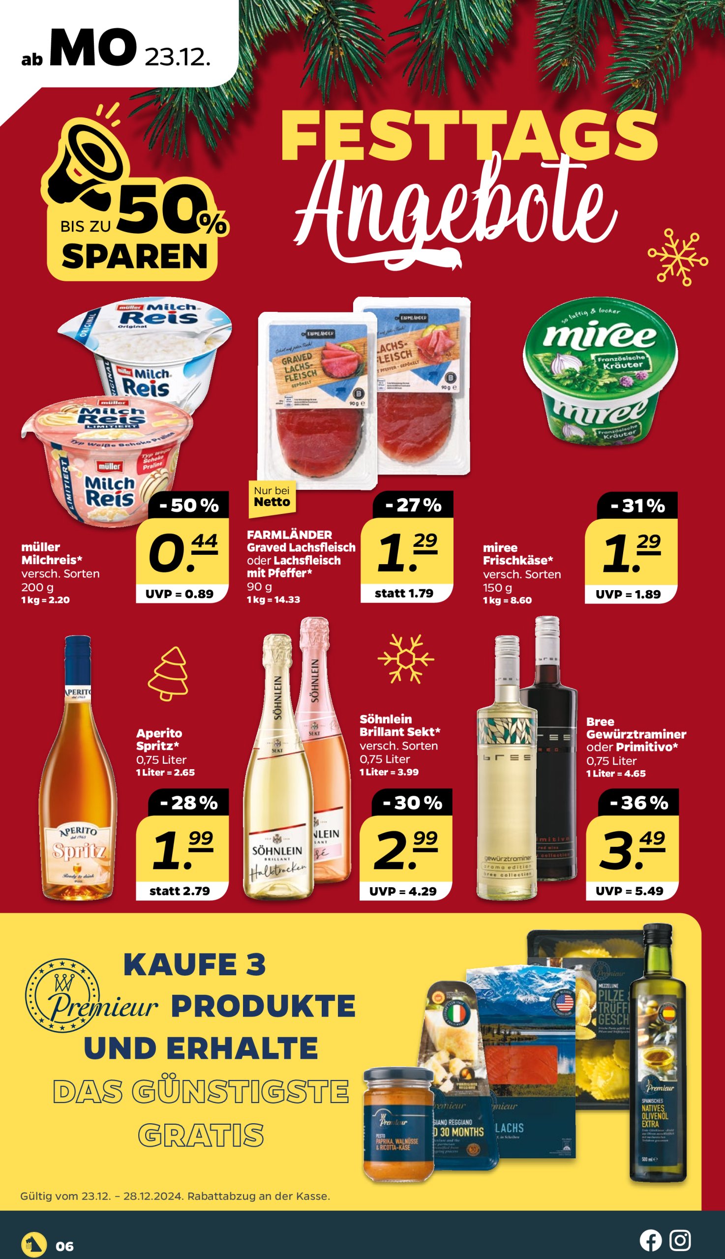 netto - Netto-Prospekt gültig von 23.12. bis 28.12. - page: 6