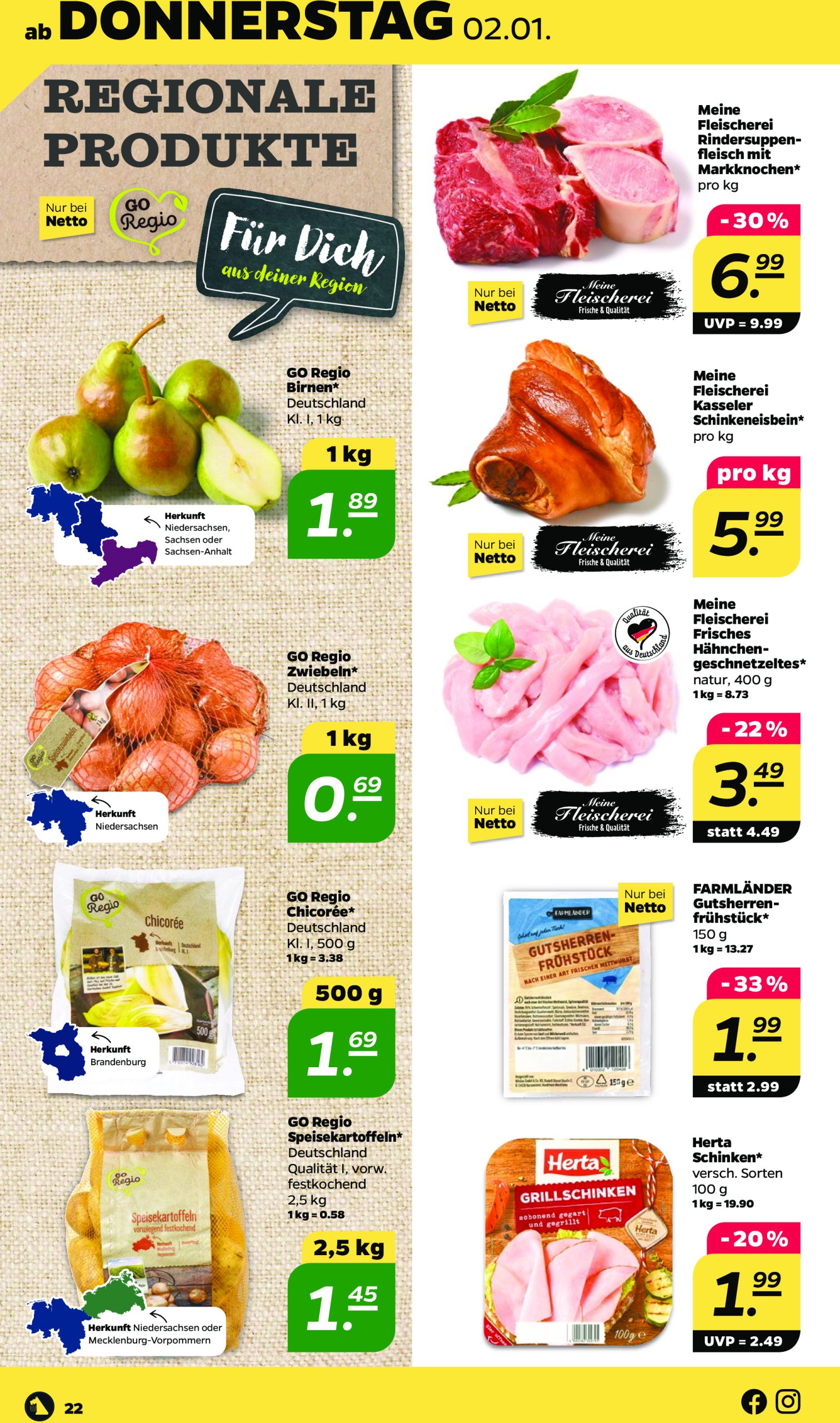 netto - Netto-Prospekt gültig von 30.12. bis 04.01. - page: 22